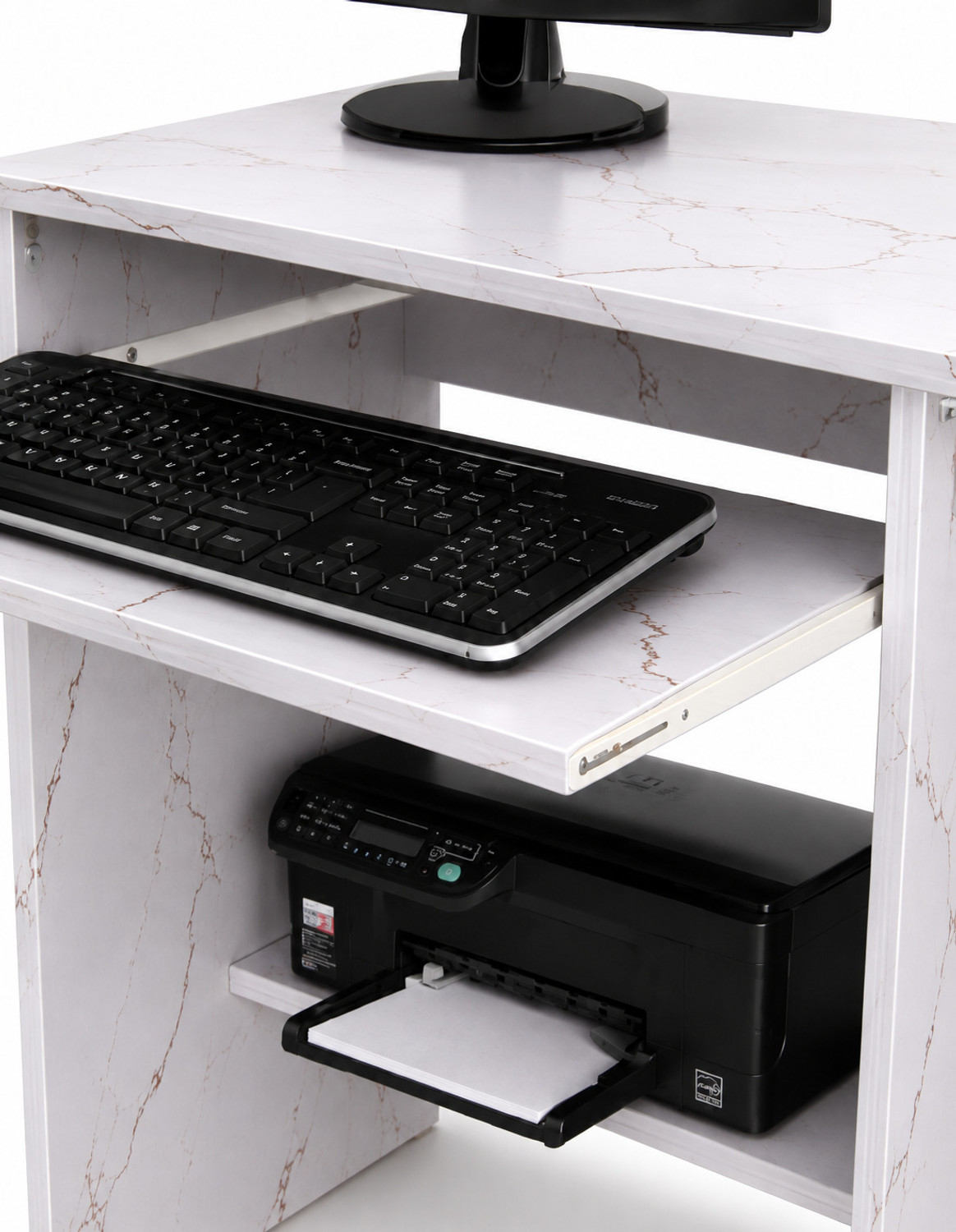 Image of Floresta Wud Engineer Wood Study Table | Wooden Computer Desk | Office Table | Study Table | Engineered Wood Computer Desk