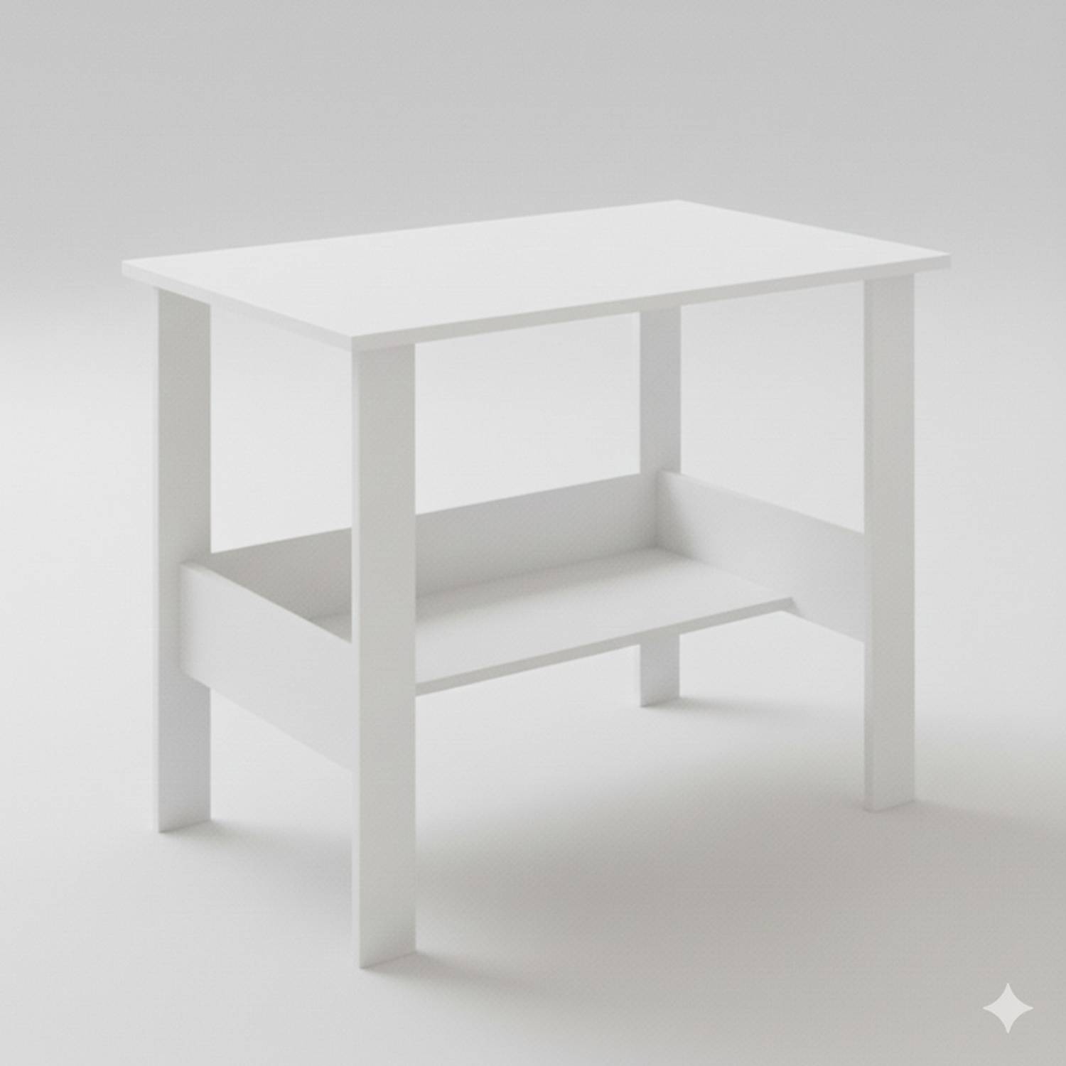 Purple Furniture Modern Engineered Wood Computer Desk - Image 2