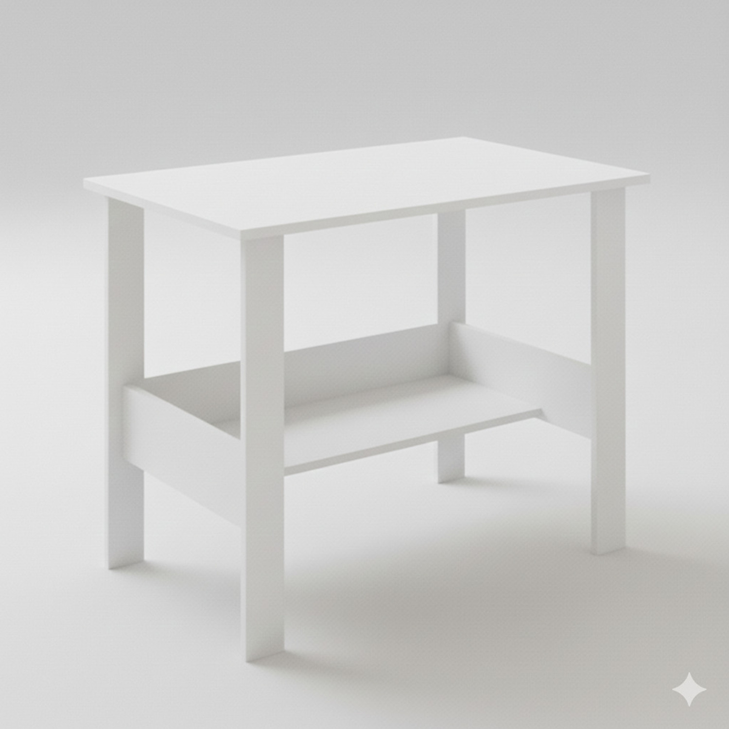 Image of Purple Furniture Modern Engineered Wood Computer Desk