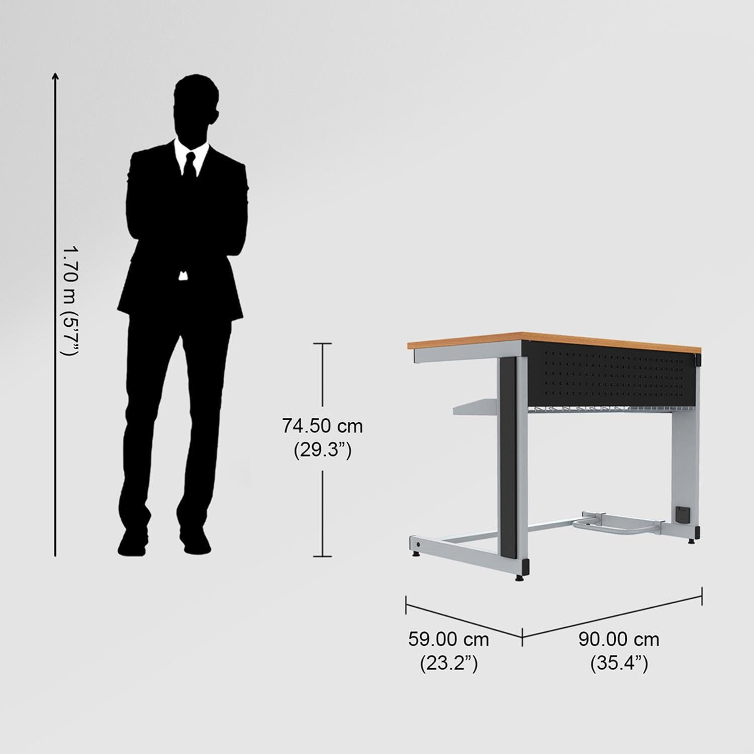 Image of Interio by Godrej Buddy Study Engineered Wood Computer Desk