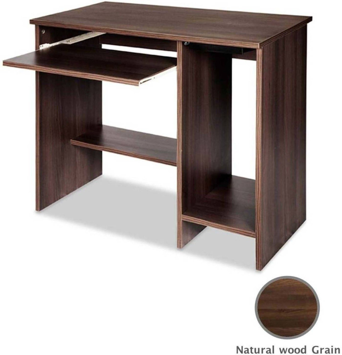 Image of Floresta Wud Engineer Wood Study Table | Wooden Computer Desk | Office Table | Study Table | Engineered Wood Computer Desk