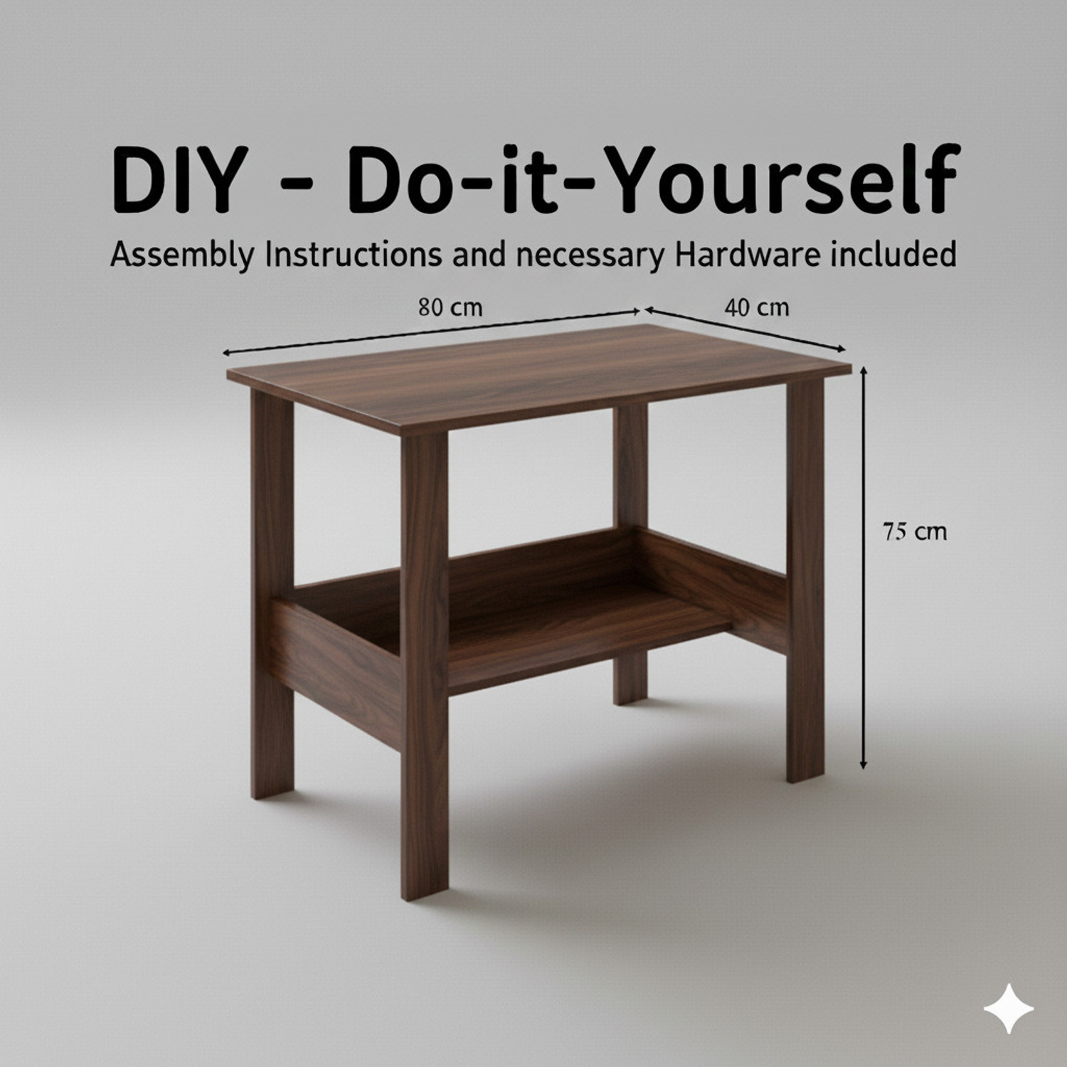 Image of Purple Furniture Modern Engineered Wood Computer Desk
