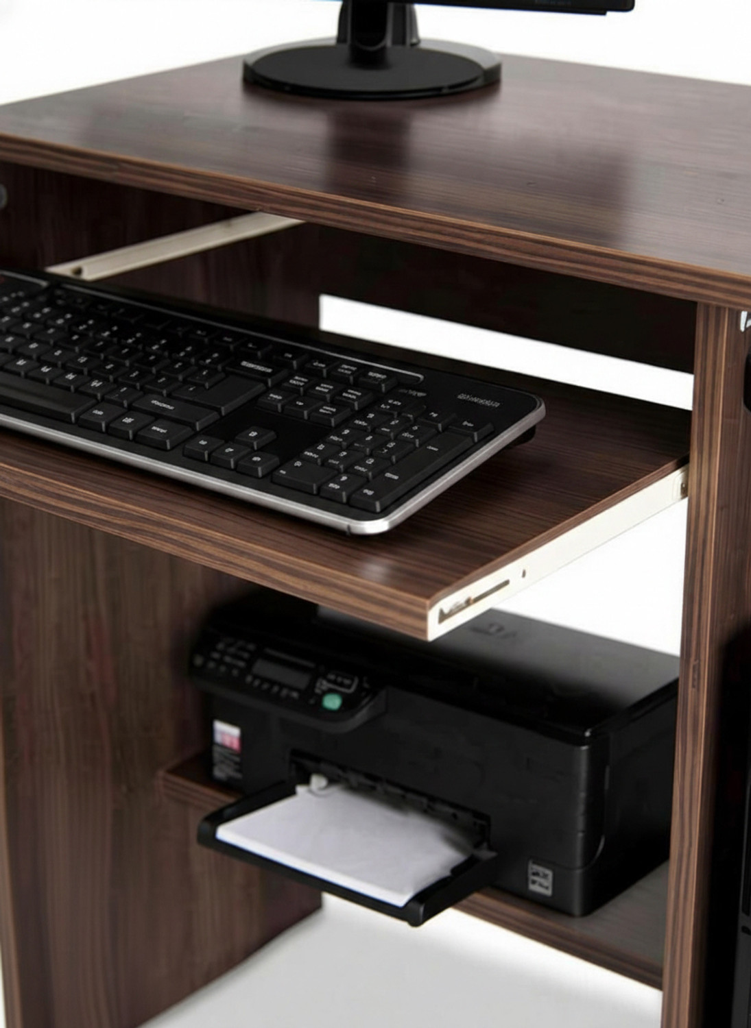 Image of Floresta Wud Engineer Wood Study Table | Wooden Computer Desk | Office Table | Study Table | Engineered Wood Computer Desk