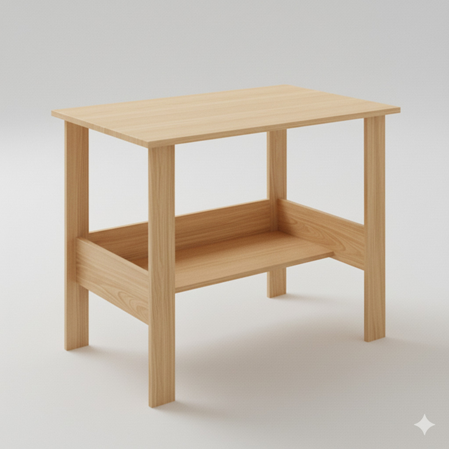 Image of Purple Furniture Modern Engineered Wood Computer Desk