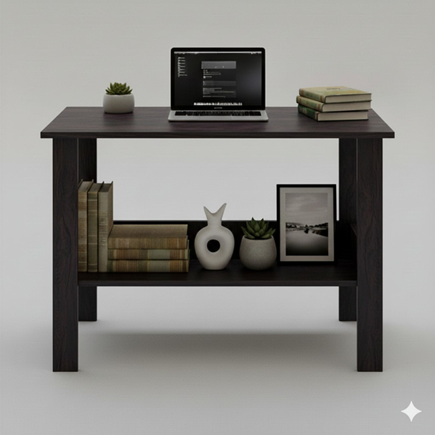 Image of Purple Furniture Modern Engineered Wood Computer Desk