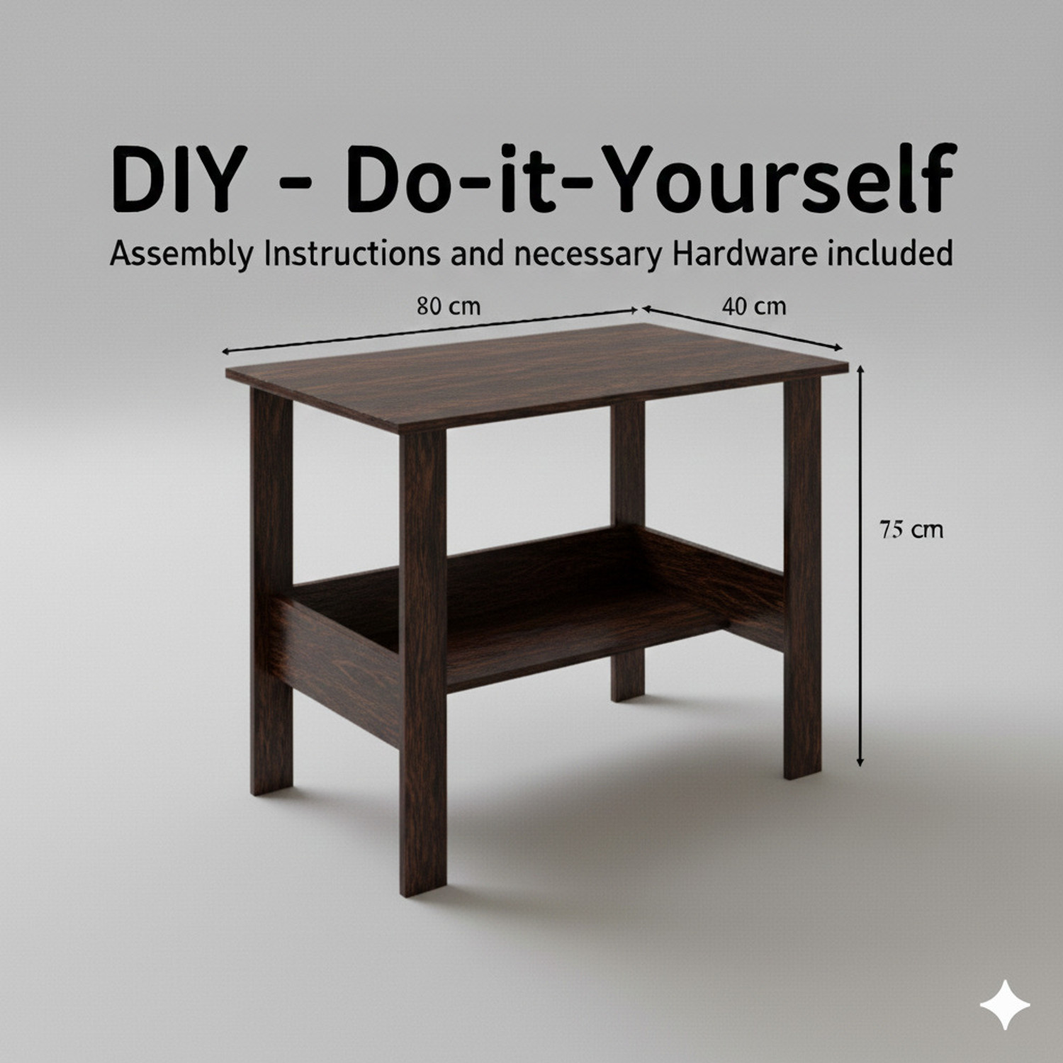 Image of Purple Furniture Modern Engineered Wood Computer Desk