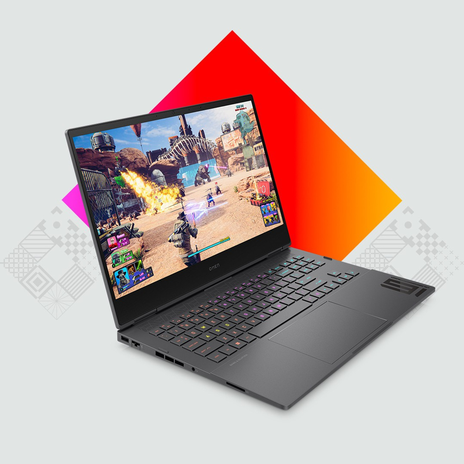 Image of HP Omen Ryzen 7 AMD Ryzen 7 Octa Core 6800H - (16 GB /512 GB SSD /Windows 11 Home /4 GB Graphics /NVIDIA GeForce RTX 3050 Ti) 16-n0049AX Gaming Laptop