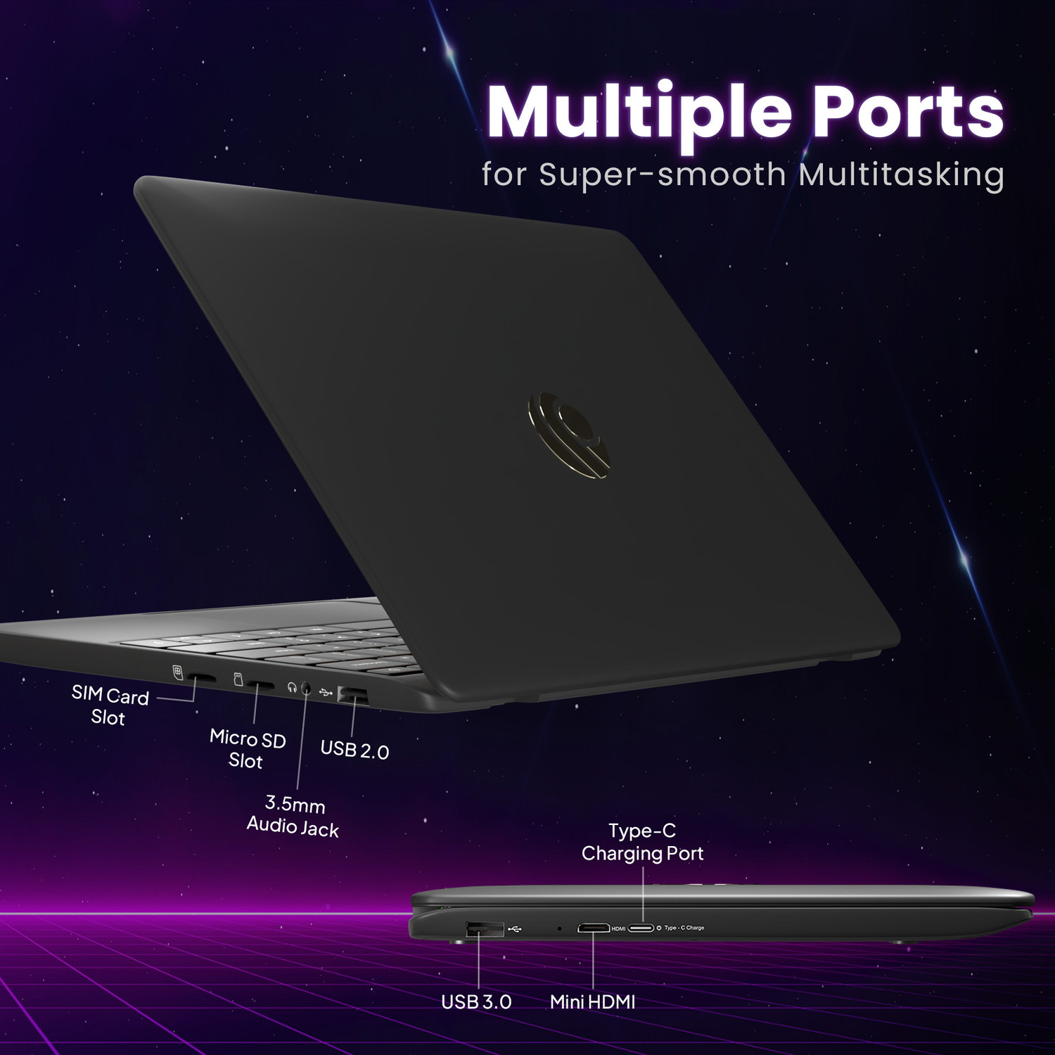 Image of Primebook 4G Android based MediaTek MT8788 - (4 GB /64 GB EMMC Storage /Prime OS) 4G Thin and Light Laptop with inbuilt 4G LTE