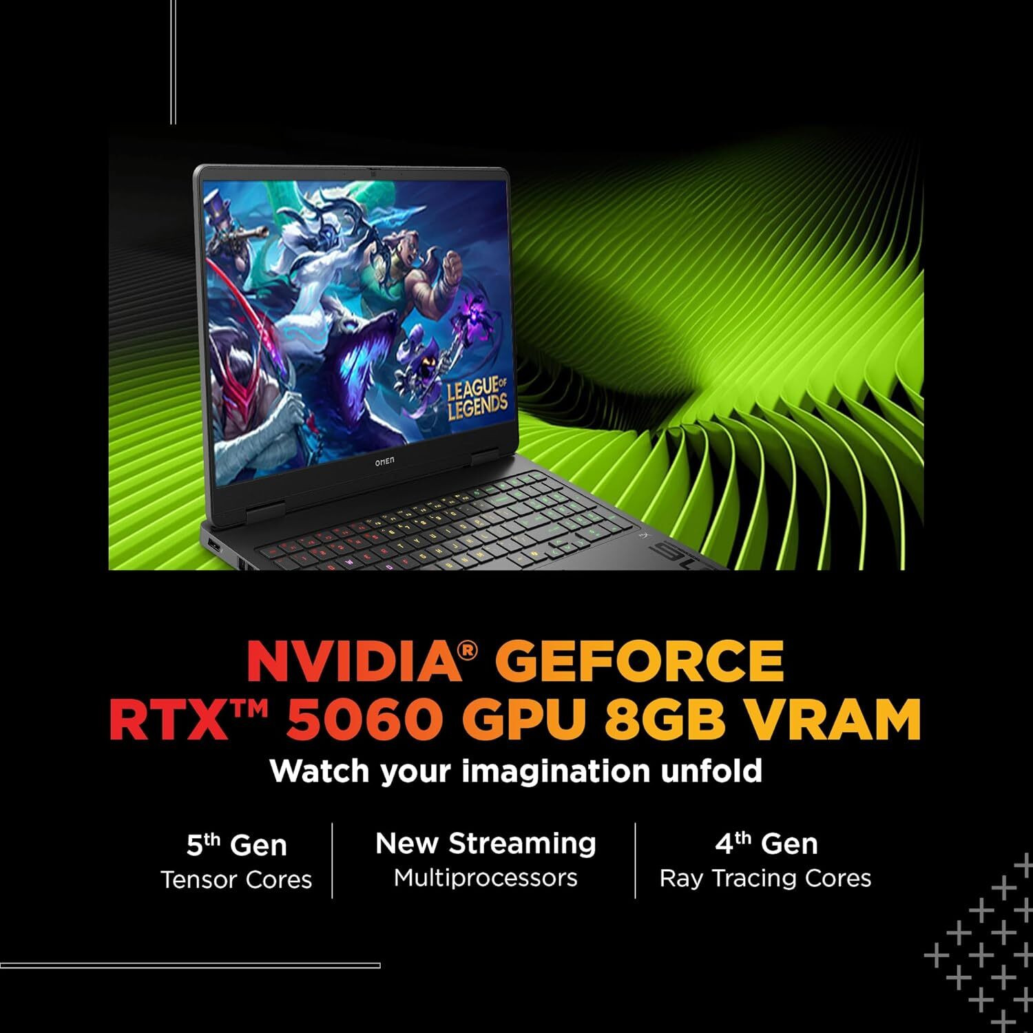 Image of HP Omen AI AMD Ryzen AI 7 Octa Core 350 - (24 GB /1 TB SSD /Windows 11 Home /8 GB Graphics /NVIDIA GeForce RTX 5060) 16-ap0183AX Gaming Laptop