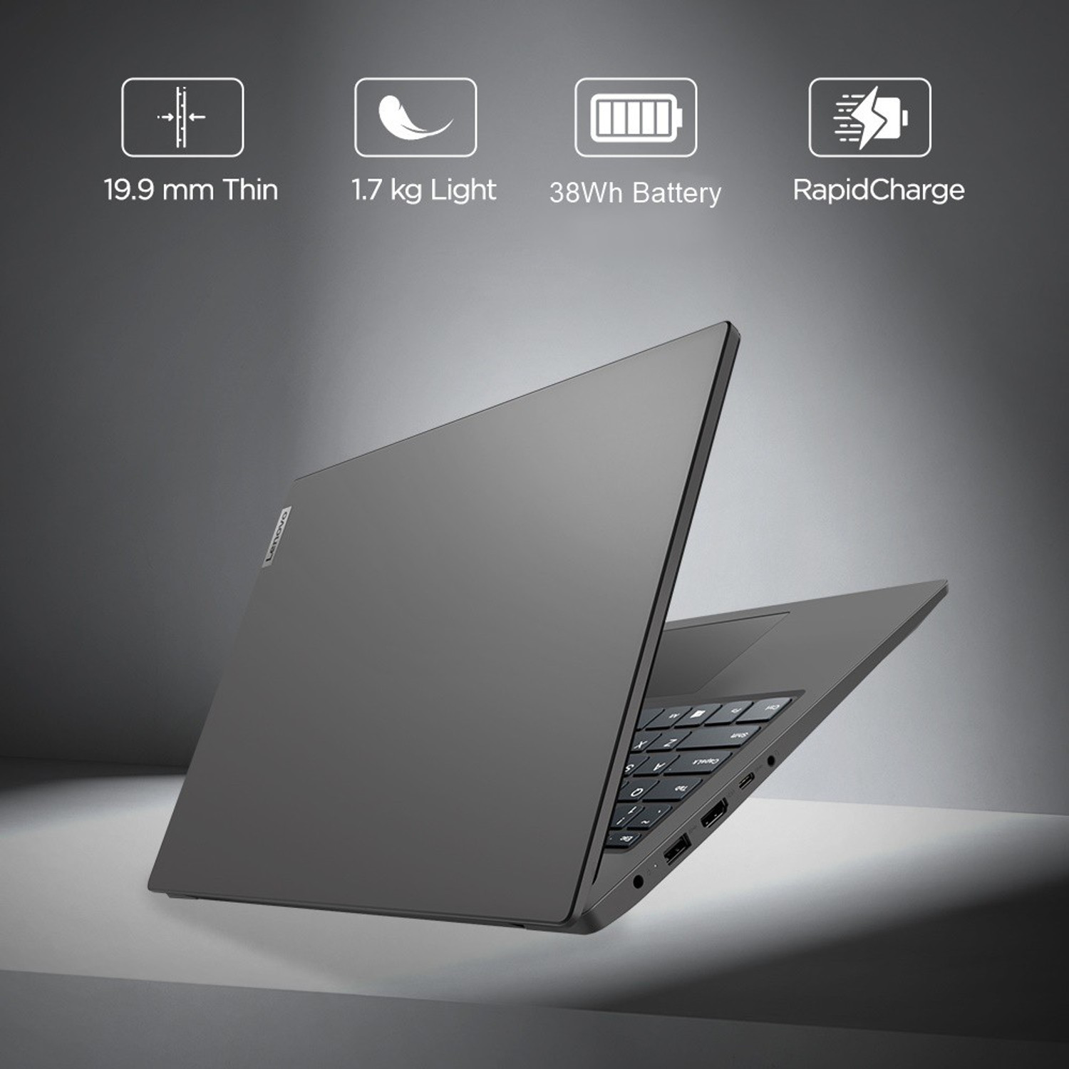 Image of Lenovo V15 Intel Intel Core i5 11th Gen 1135G7 - (8 GB /512 GB SSD /Windows 11 Home) V15 ITL G2 Thin and Light Laptop