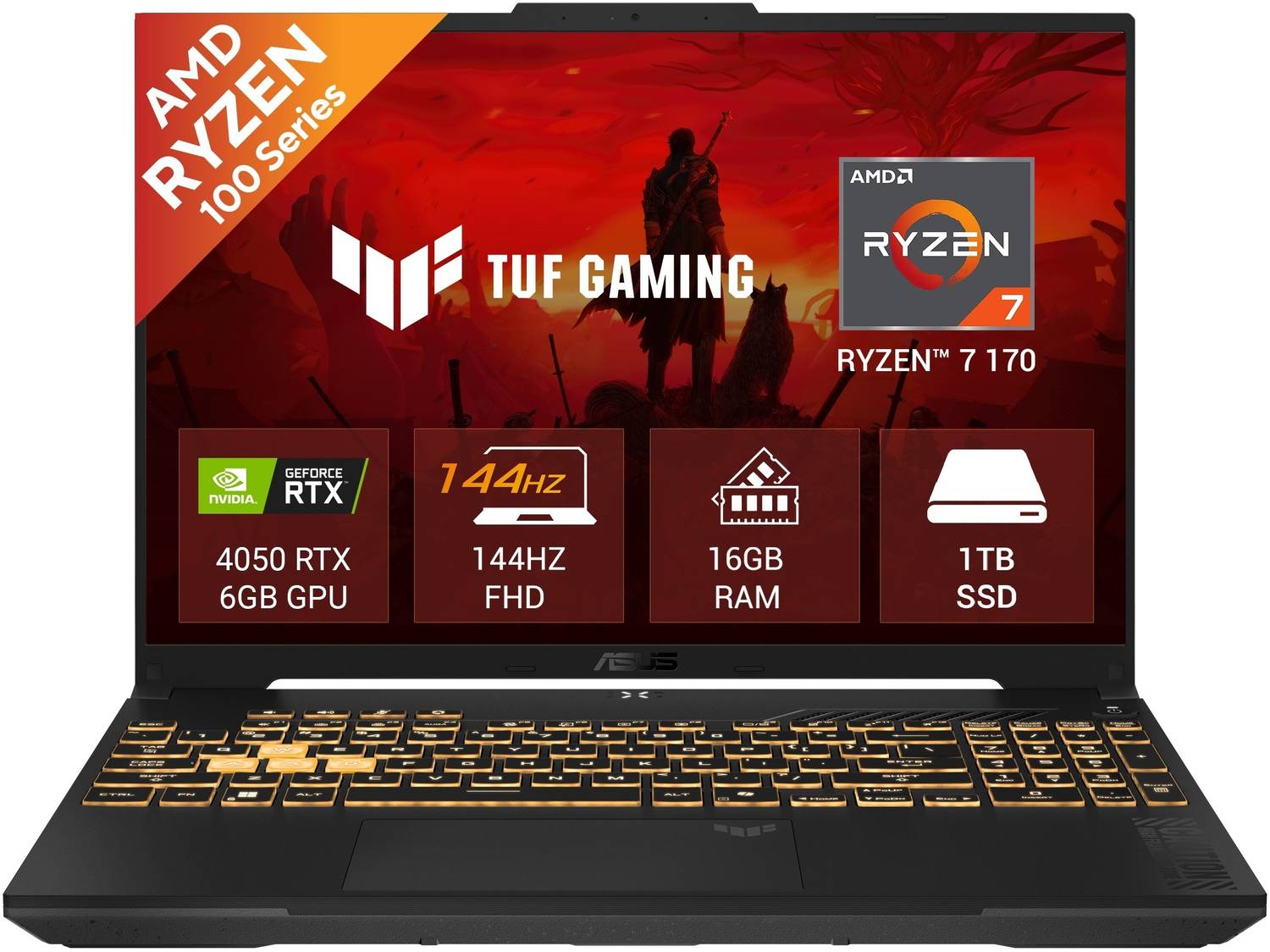 ASUS TUF Gaming A16 (2026) with Office 2024 + M365 Basic AMD Ryzen