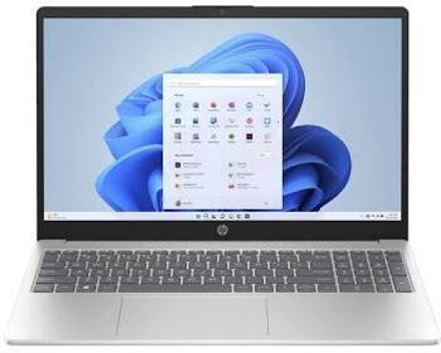 Image of HP 15 Intel Core 5 14th Gen 120U - (8 GB /512 GB /512 GB SSD /Windows 11 Home) 15-FD0884TU Thin and Light Laptop (15.6 inch, Silver, 1.59 kg, With MS Office)