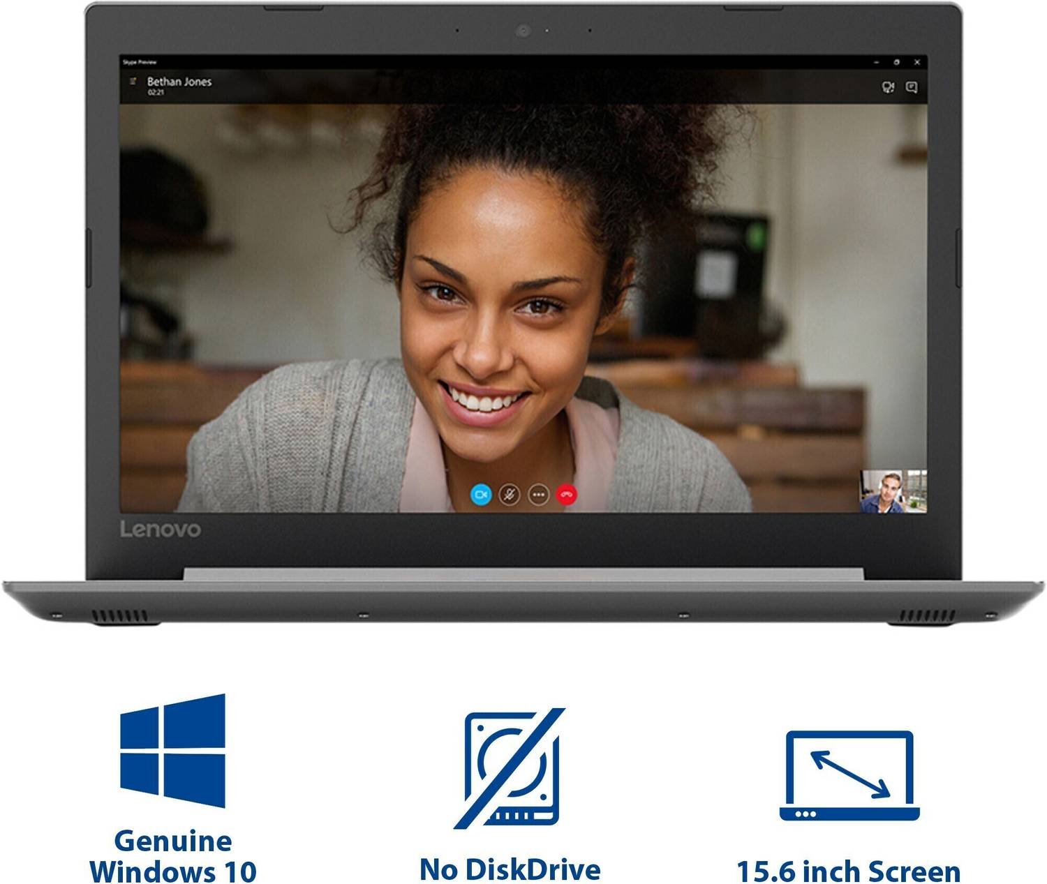 Lenovo Ideapad 330 AMD Ryzen 3 Dual Core 2200U - (4 GB/1 TB HDD