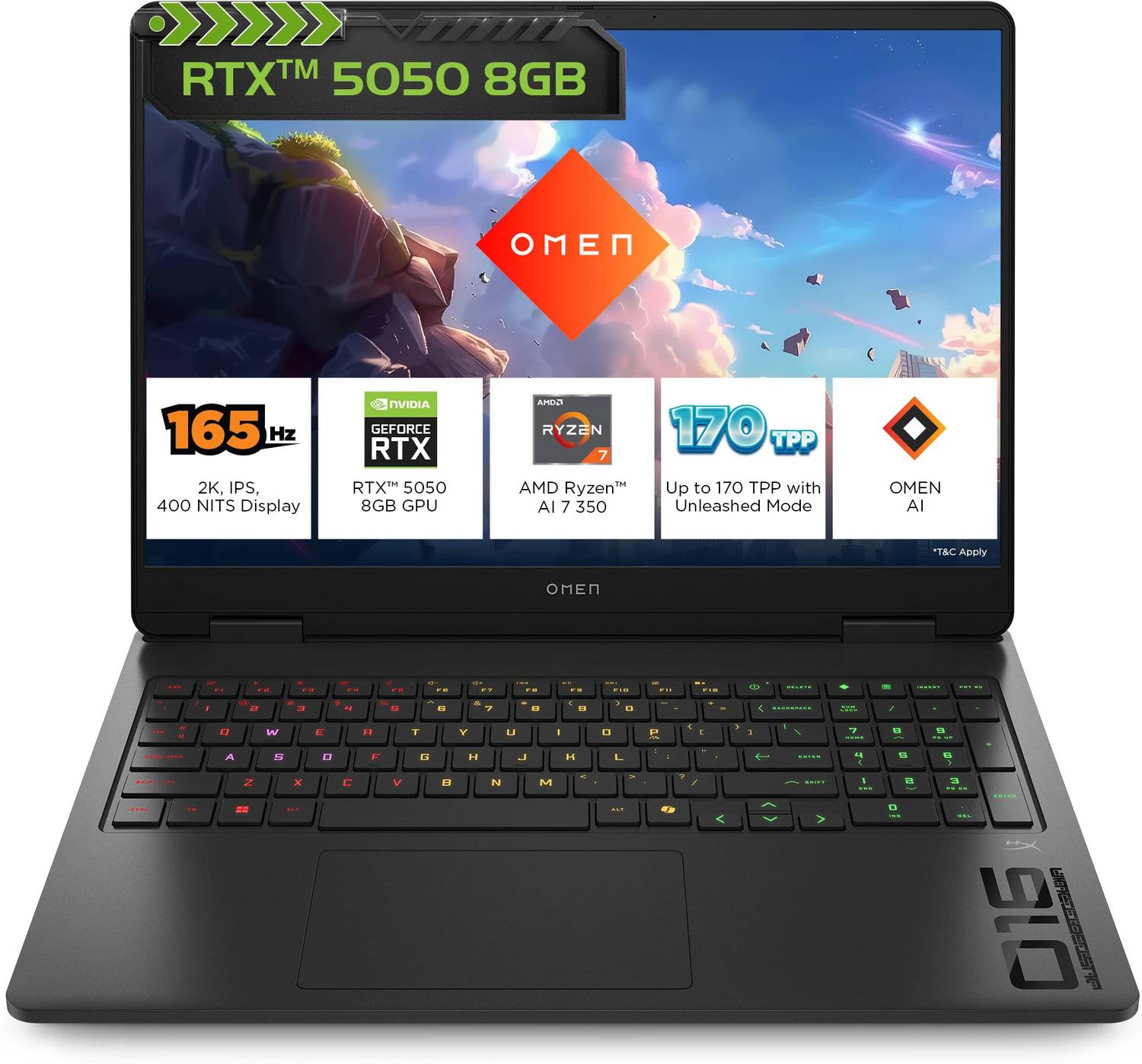 HP OMEN AI AMD Ryzen AI 7 Octa Core AI 7 350 - (24 GB/1 TB SSD/Wi... more