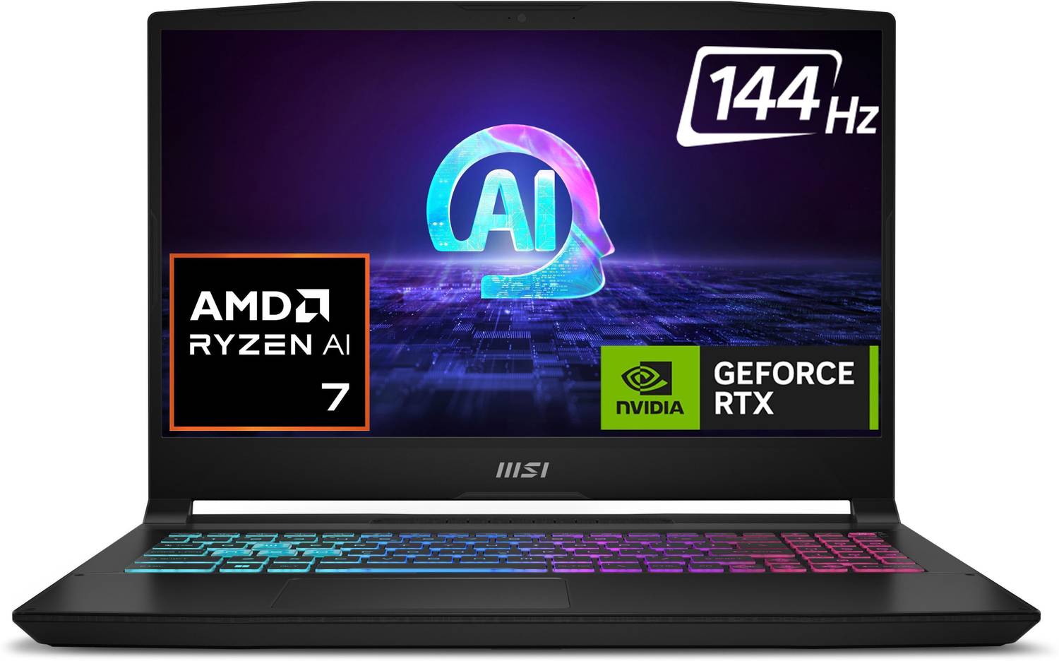 MSI Katana A15 AI AMD Ryzen 7 Octa Core 8845HS - (16 GB/512 GB SS