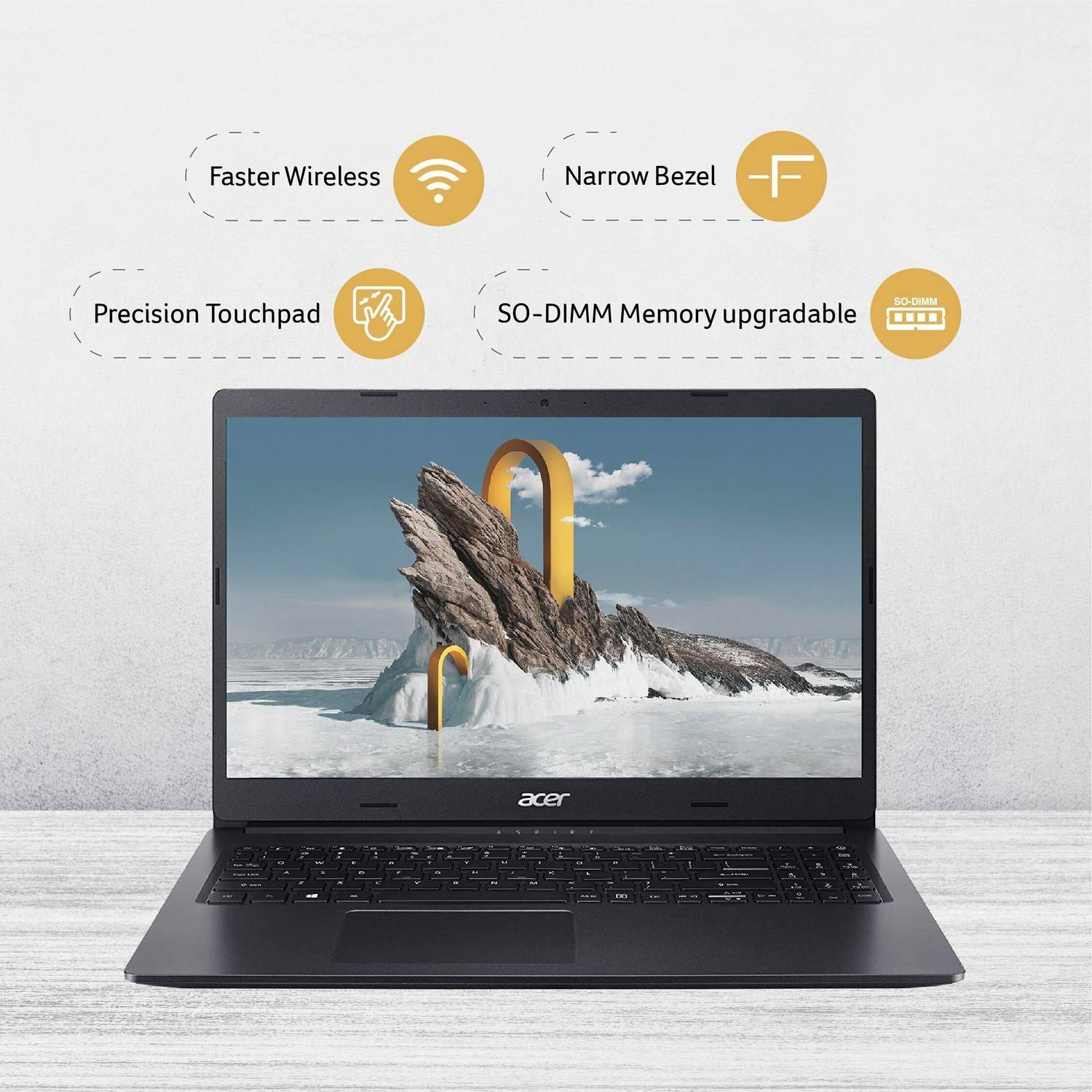Acer Aspire 3 AMD Dual Core 3020e 4GB 256GB SSD Windows 11 Laptop - Image 2