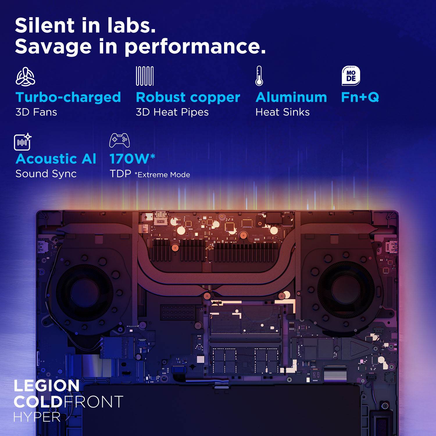 Image of Lenovo Legion 7 WQXGA OLED Intel Core Ultra 9 275HX - (32 GB /1 TB SSD /Windows 11 Home /8 GB Graphics /NVIDIA GeForce RTX 5060) Legion 7 16IAX10 Gaming Laptop
