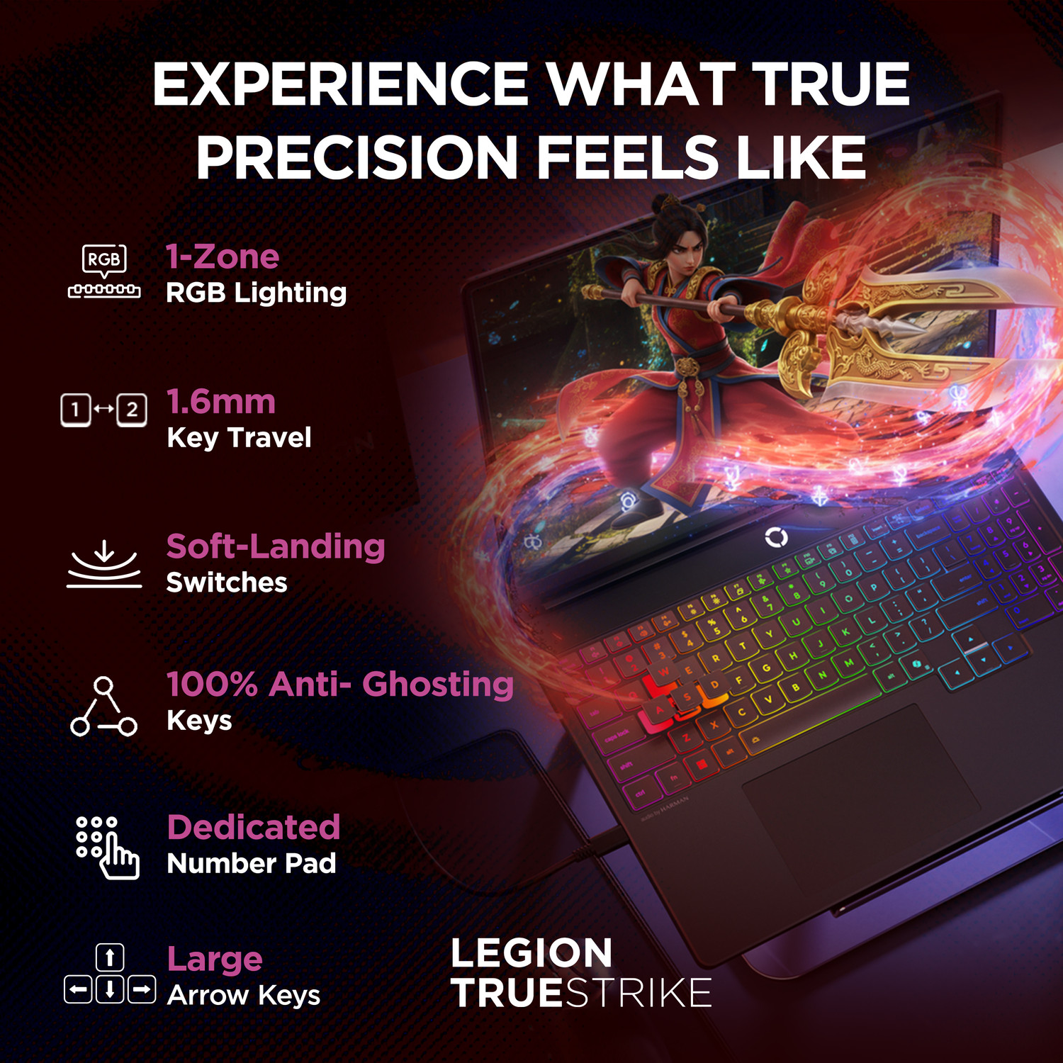 Image of Lenovo Legion 5 (2026) WQXGA OLED AMD Ryzen 7 Octa Core 250 - (16 GB /512 GB SSD /Windows 11 Home /8 GB Graphics /NVIDIA GeForce RTX 5060) Legion 5 15AHP11 Gaming Laptop