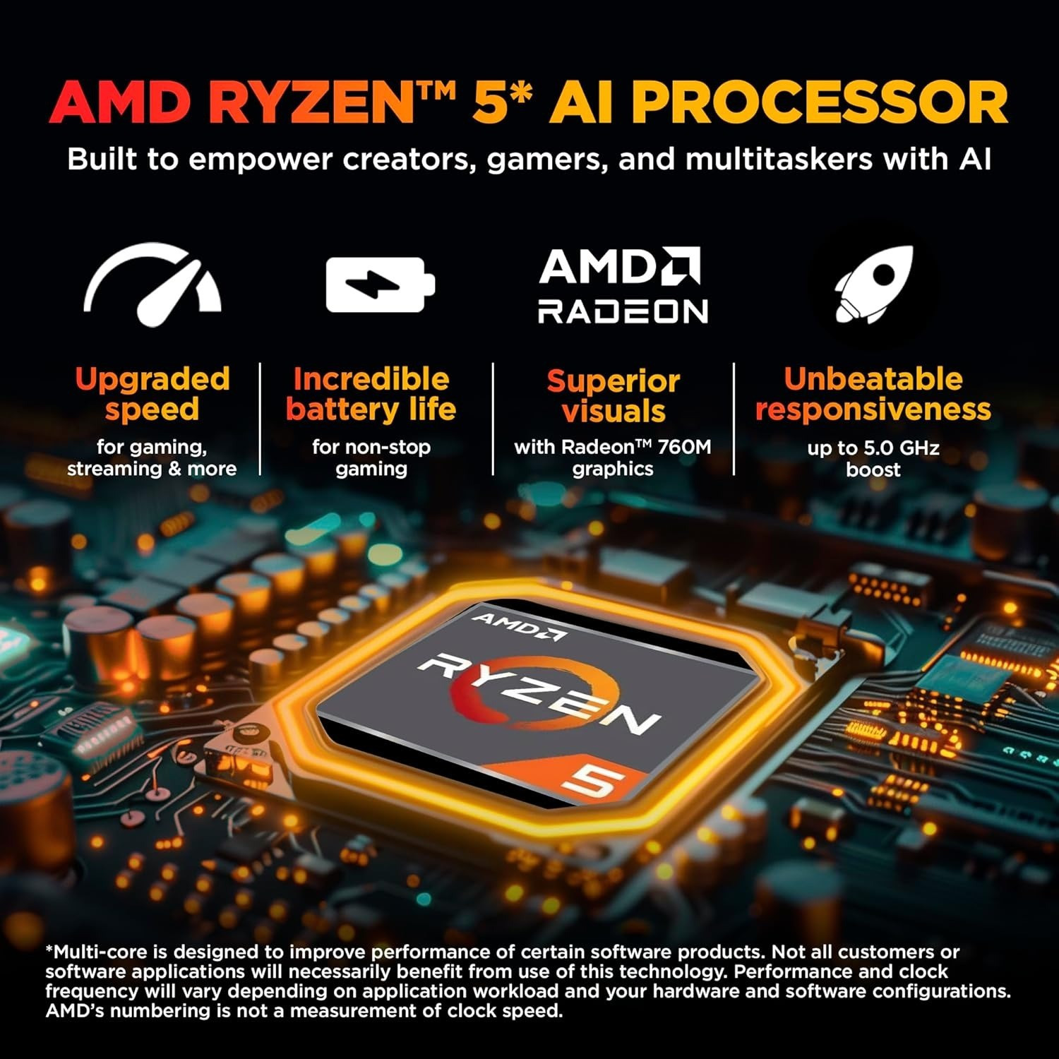 Image of HP AMD Ryzen 5 Hexa Core 8645HS - (16 GB /512 GB SSD /Windows 11 Home /6 GB Graphics /NVIDIA GeForce RTX NVIDIA GeForce RTX 3050) 15-fb3009ax Gaming Laptop