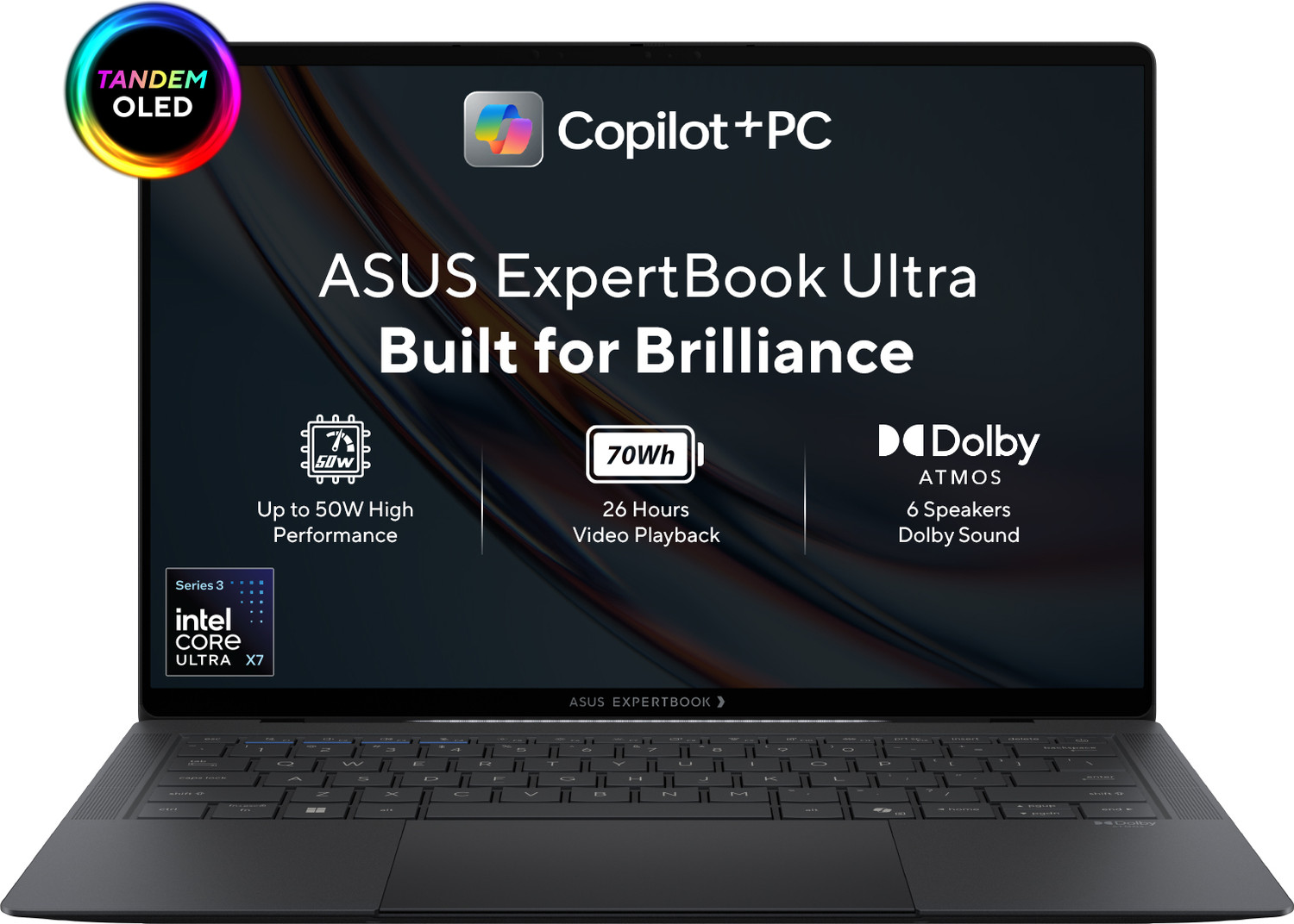 Image of ASUS ExpertBook Ultra Copilot+ PC Intel Core Ultra X7 358H - (32 GB /1 TB SSD /Windows 11 Home) B9406CAA-TH1205WS Thin and Light Laptop