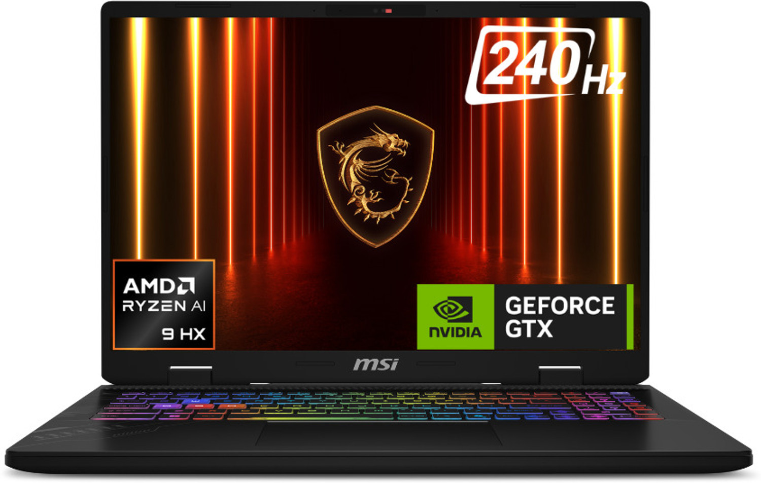 Image of MSI Crosshair A16 HX AMD Ryzen 9 16 Core 8940HX - (16 GB /1 TB SSD /Windows 11 Home /8 GB Graphics /NVIDIA GeForce RTX 5060 /240 Hz) Crosshair A16 HX D8WFKG-035IN Gaming Laptop