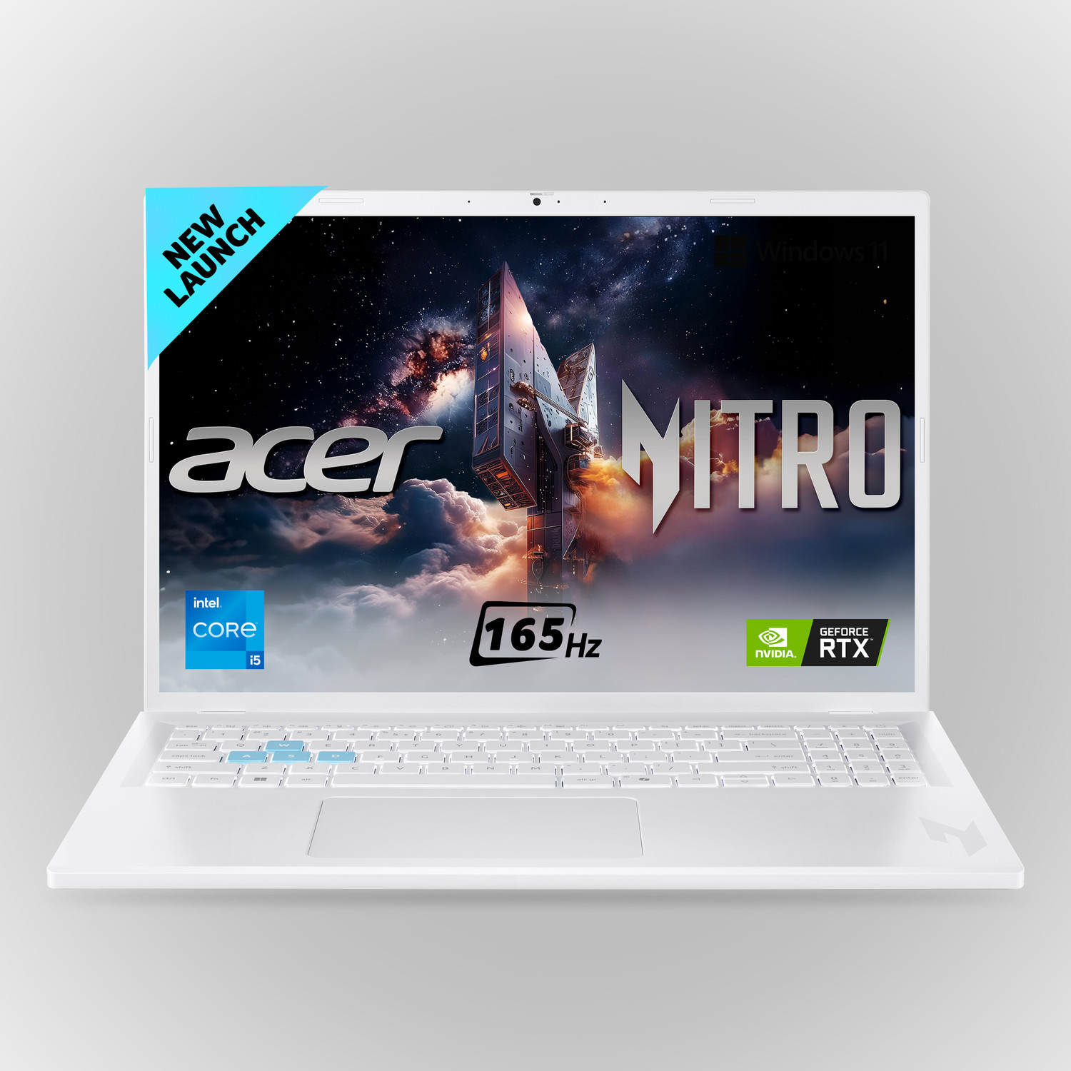 Image of Acer NITRO LITE 16 Intel Core i5 13th Gen 13420H - (16 GB /512 GB SSD /Windows 11 Home /6 GB Graphics /NVIDIA GeForce RTX 3050) NL16-71G Gaming Laptop
