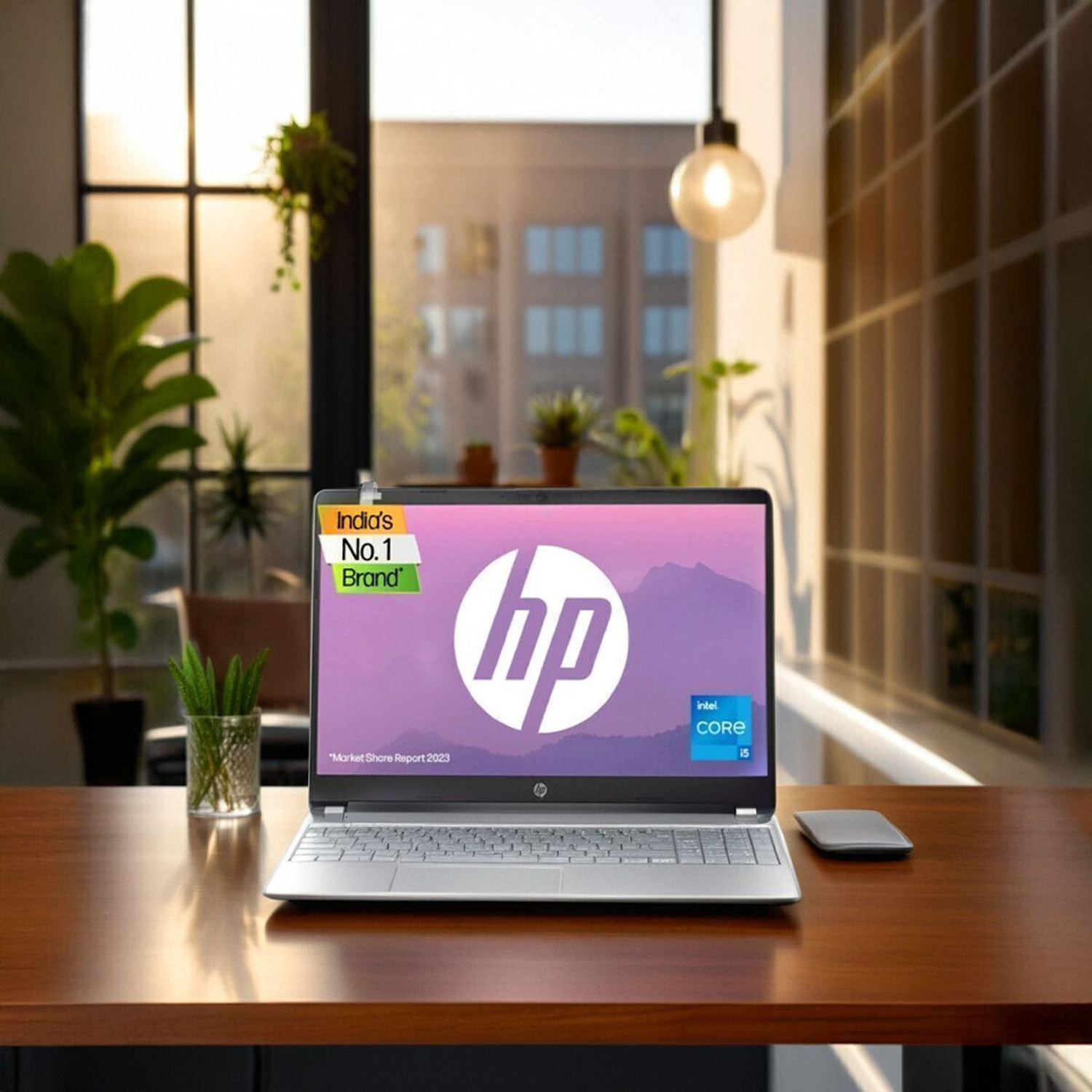 Image of HP Backlit Intel Core i5 12th Gen 1235U - (8 GB /512 GB SSD /Windows 11 Home) 15s-fy5002TU Thin and Light Laptop
