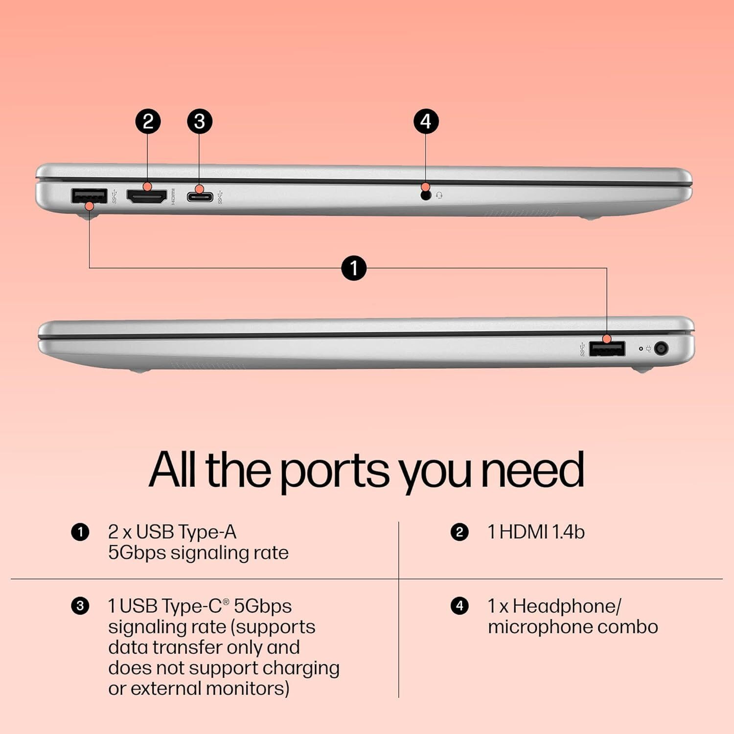 Image of HP Intel Core i5 13th Gen 1334U - (16 GB /512 GB SSD /Windows 11 Home) 15-fd0316TU Thin and Light Laptop