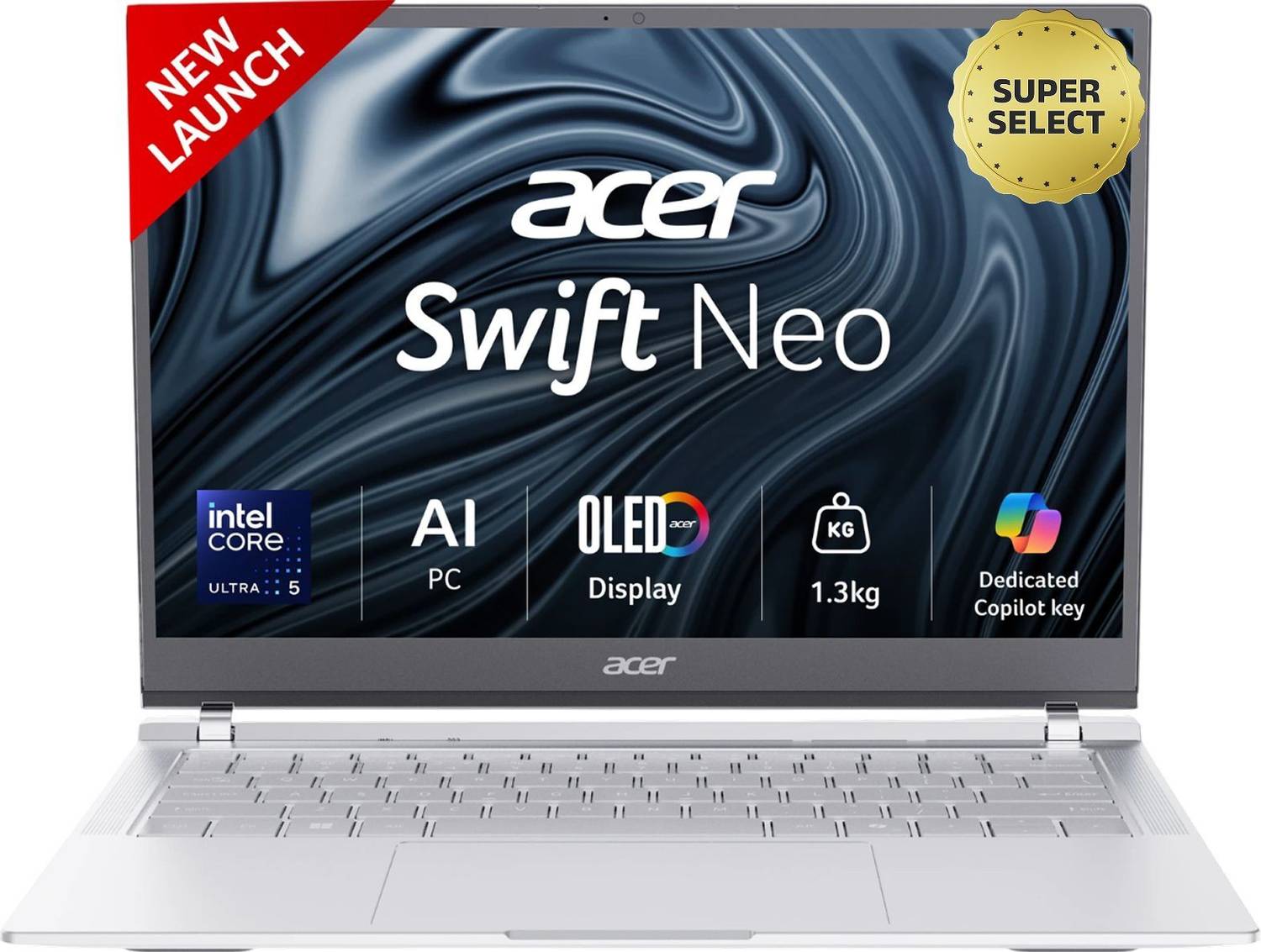 Acer Swift Neo OLED AI PC Intel Core Ultra 5 16GB 1TB SSD - Image 1
