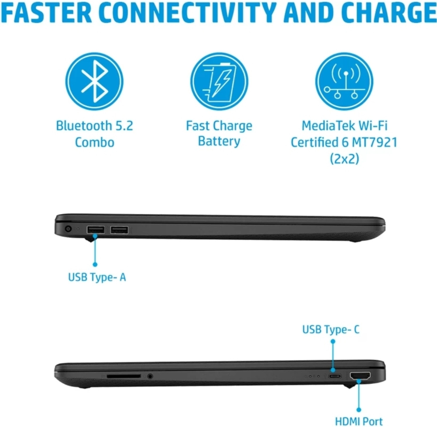 Image of HP Intel Core i3 11th Gen - (8 GB /512 GB SSD /Windows 11 Home) 15s-fq2627TU Thin and Light Laptop