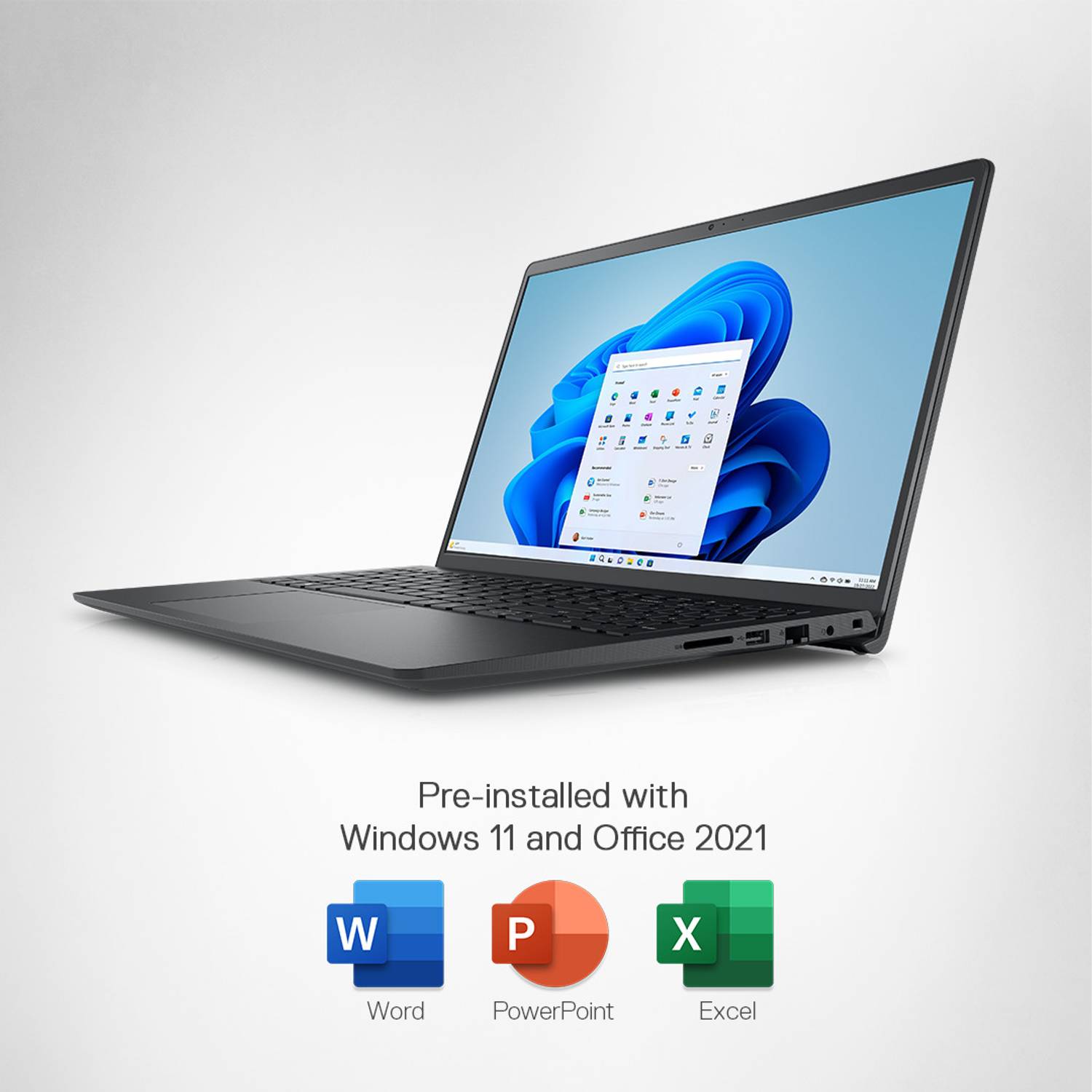 DELL Vostro Intel Core i3 11th Gen 1115G4 - (8 GB/1 TB HDD/256 GB