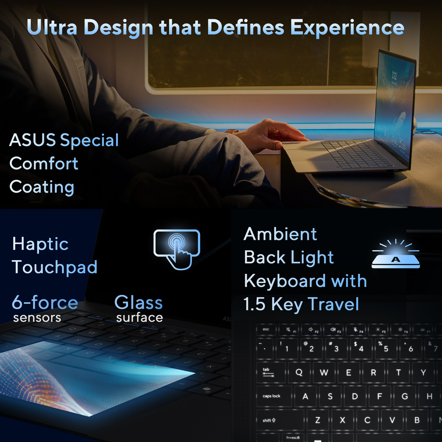 Image of ASUS ExpertBook Ultra Copilot+ PC Intel Core Ultra X7 358H - (32 GB /1 TB SSD /Windows 11 Home) B9406CAA-TH1205WS Thin and Light Laptop