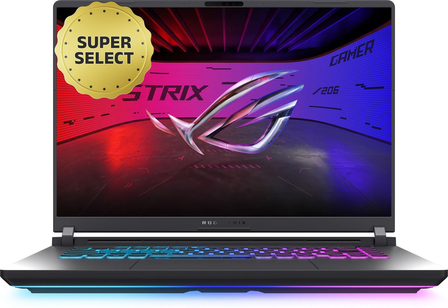 Image of ASUS ROG Strix G16 (2025) with Office 2024 + M365 Basic* Intel Core i7 14th Gen 14650HX - (16 GB /1 TB SSD /Windows 11 Home /8 GB Graphics /NVIDIA GeForce RTX 5050 /240 Hz) G615JHR-S5005WS Gaming Laptop