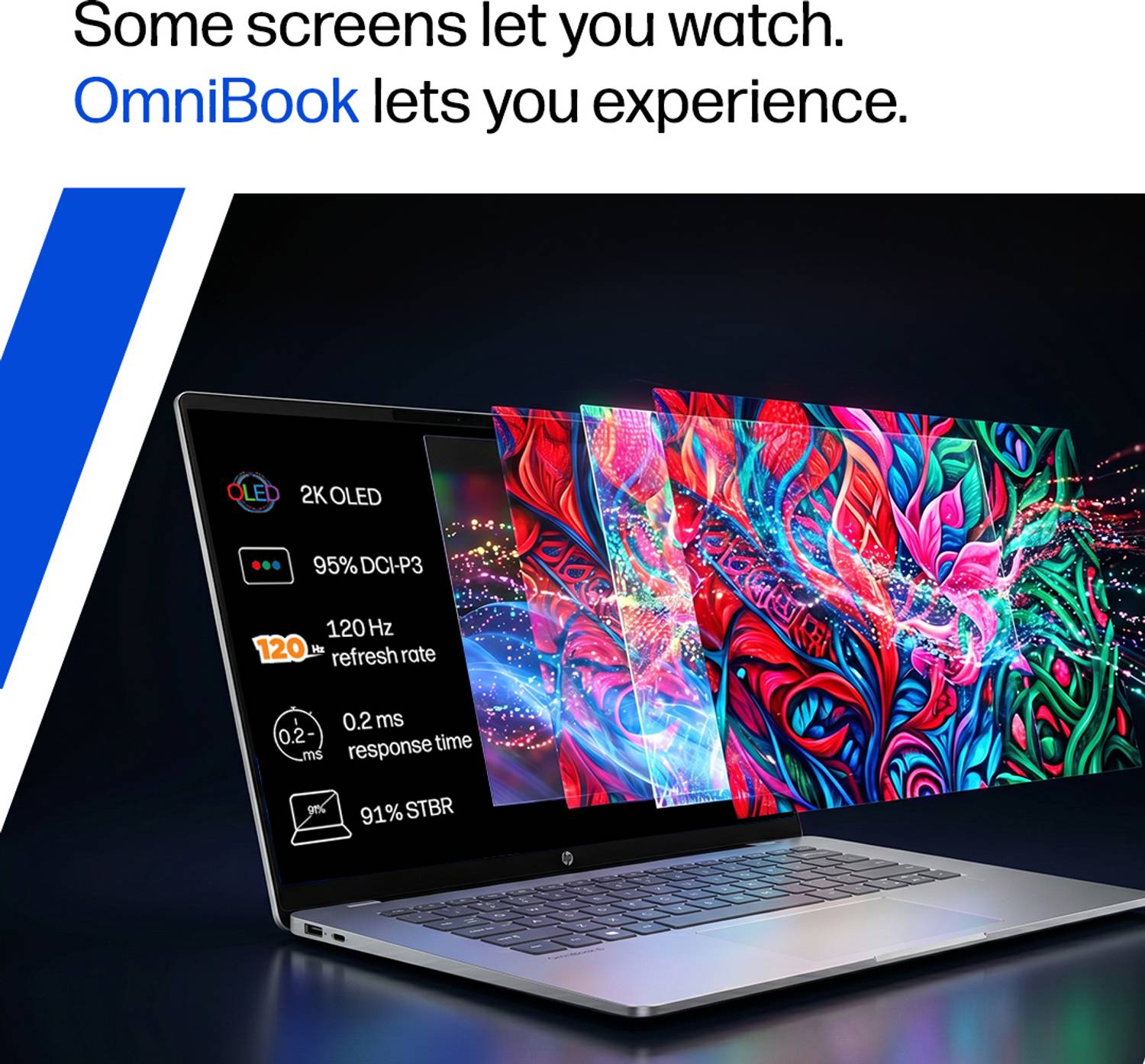 HP Omnibook 5 2K OLED Snapdragon X 16GB 1TB SSD - Image 3