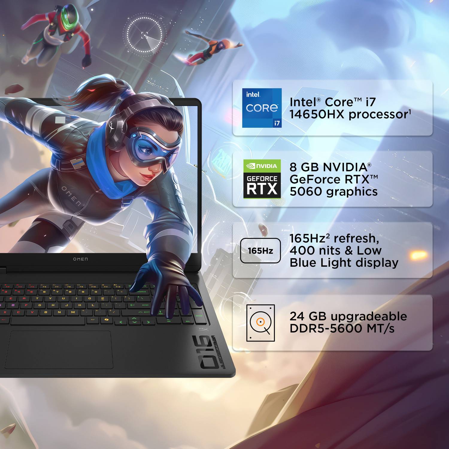 HP OMEN 14650HX 24GB 1TB SSD Gaming Laptop - Image 2