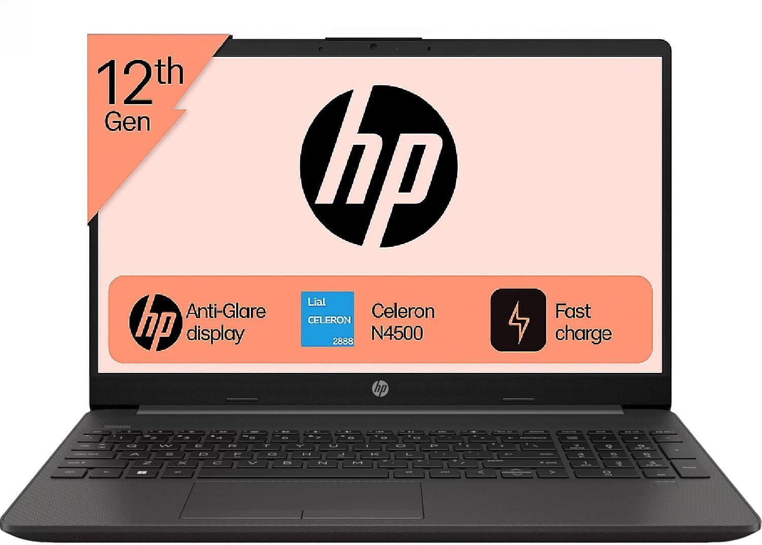 Image of HP 15 Intel Celeron Dual Core 12th Gen - (8 GB /256 GB SSD /Windows 11 Pro) 250 G9 Thin and Light Laptop