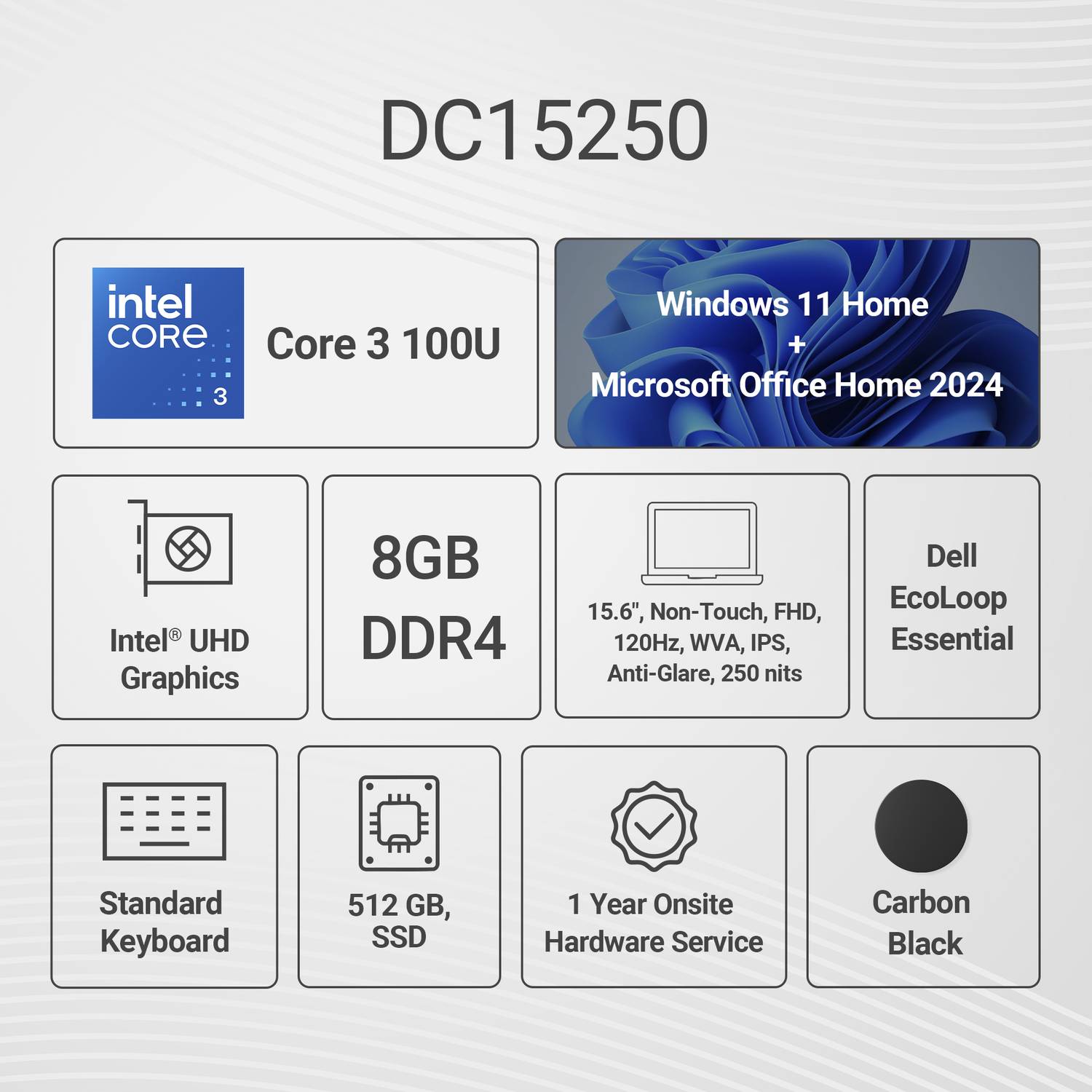 DELL 15 Intel Core i3 14th Gen 16GB/512GB SSD Laptop - Image 2
