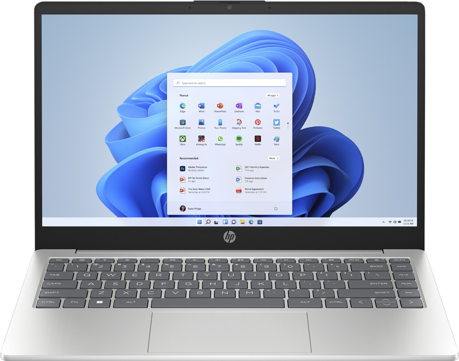 Image of HP Intel Core N 12th Gen - (8 GB /512 GB SSD /Windows 11 Home) 14-ep0068TU Laptop