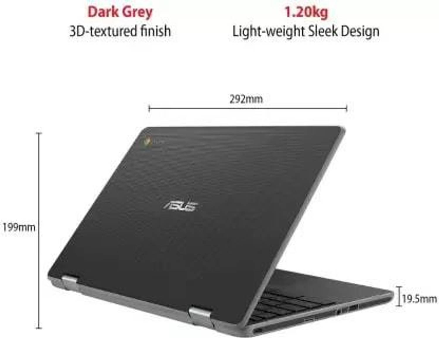 ASUS Chromebook Flip Touch Intel Celeron Dual Core N4020 - (4 GB