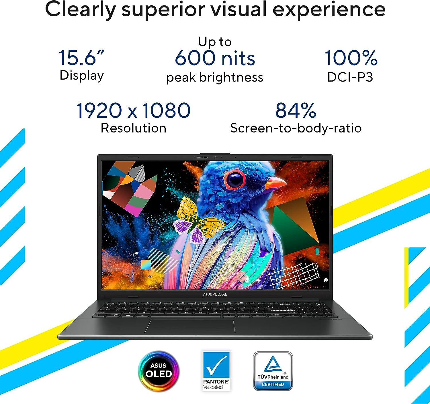 Image of ASUS Intel Core i3 13th Gen - (8 GB /512 GB SSD /Windows 11 Home) E1504GA-LK322WS Laptop