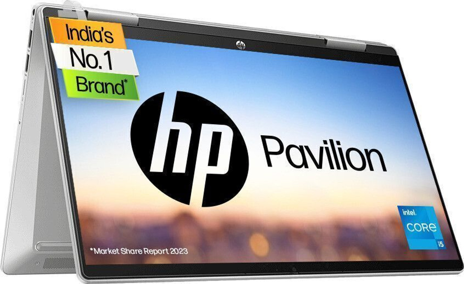 Image of HP Pavilion x360 Intel Core i5 12th Gen 1235U - (16 GB /512 GB SSD /Windows 11 Home) 14-ek0074TU 2 in 1 Laptop