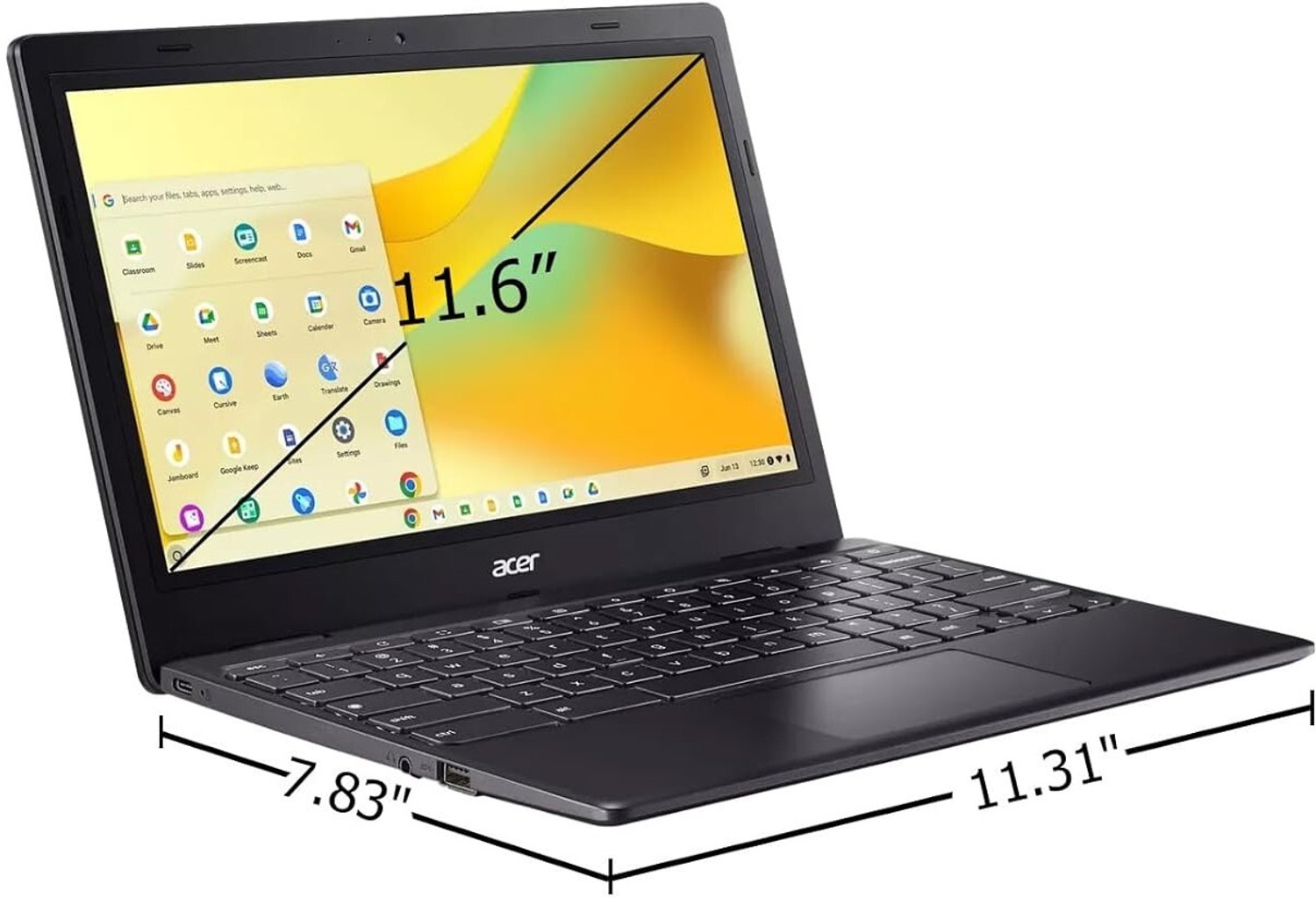 Image of Acer N4500 Intel Celeron Dual Core - (4 GB /32 GB EMMC Storage /Chrome OS) CO731-C883 Chromebook