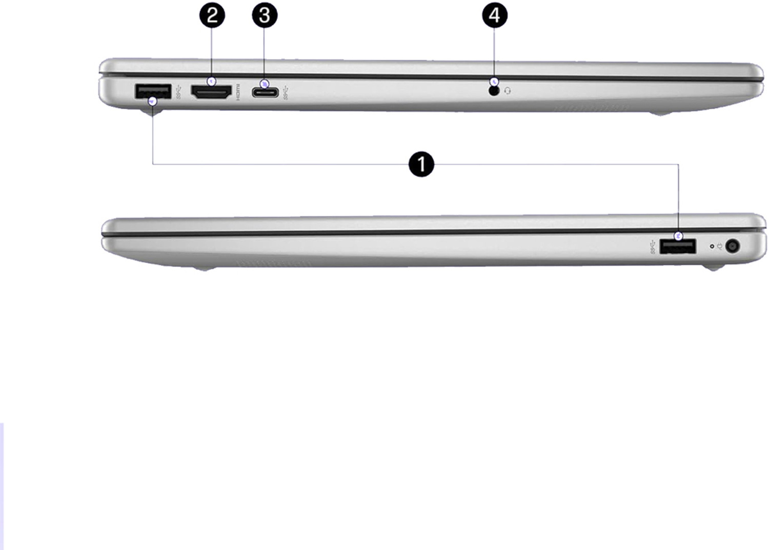 Image of HP 15-fd0490TU Intel Core i3 13th Gen 1315U - (8 GB /512 GB SSD /Windows 11 Home) 15-fd0490TU Thin and Light Laptop