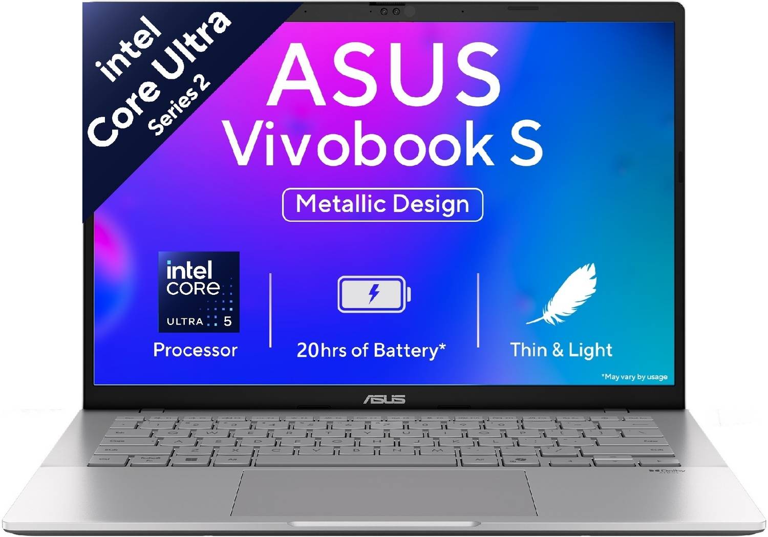 ASUS Vivobook S14 (2025) with Office 2024 + M365 Basic*, AI PC, B