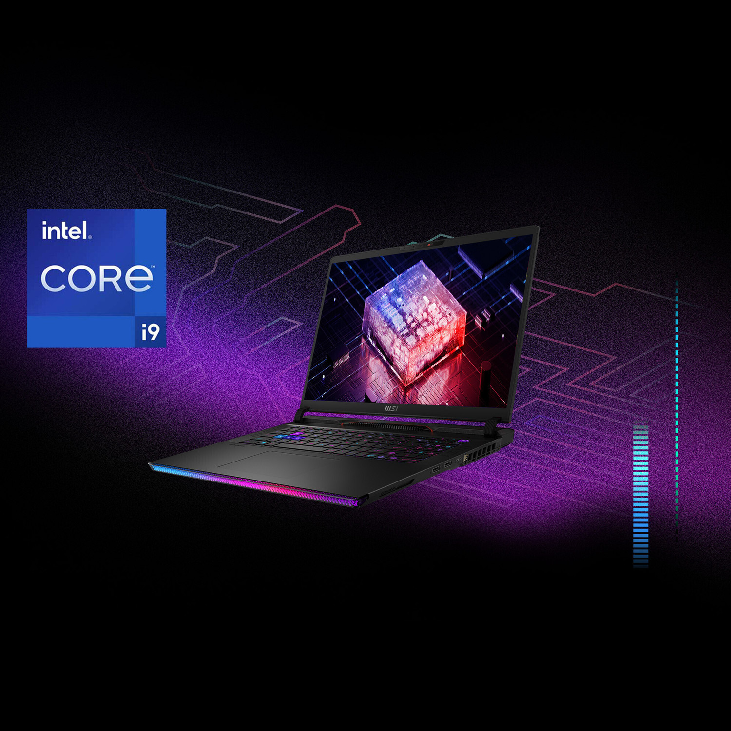 Image of MSI Raider GE78 Intel Core i9 13th Gen 13950HX - (32 GB /2 TB SSD /Windows 11 Home /12 GB Graphics /NVIDIA GeForce RTX 4080 /240 Hz) Raider GE78HX 13VH-088IN Gaming Laptop