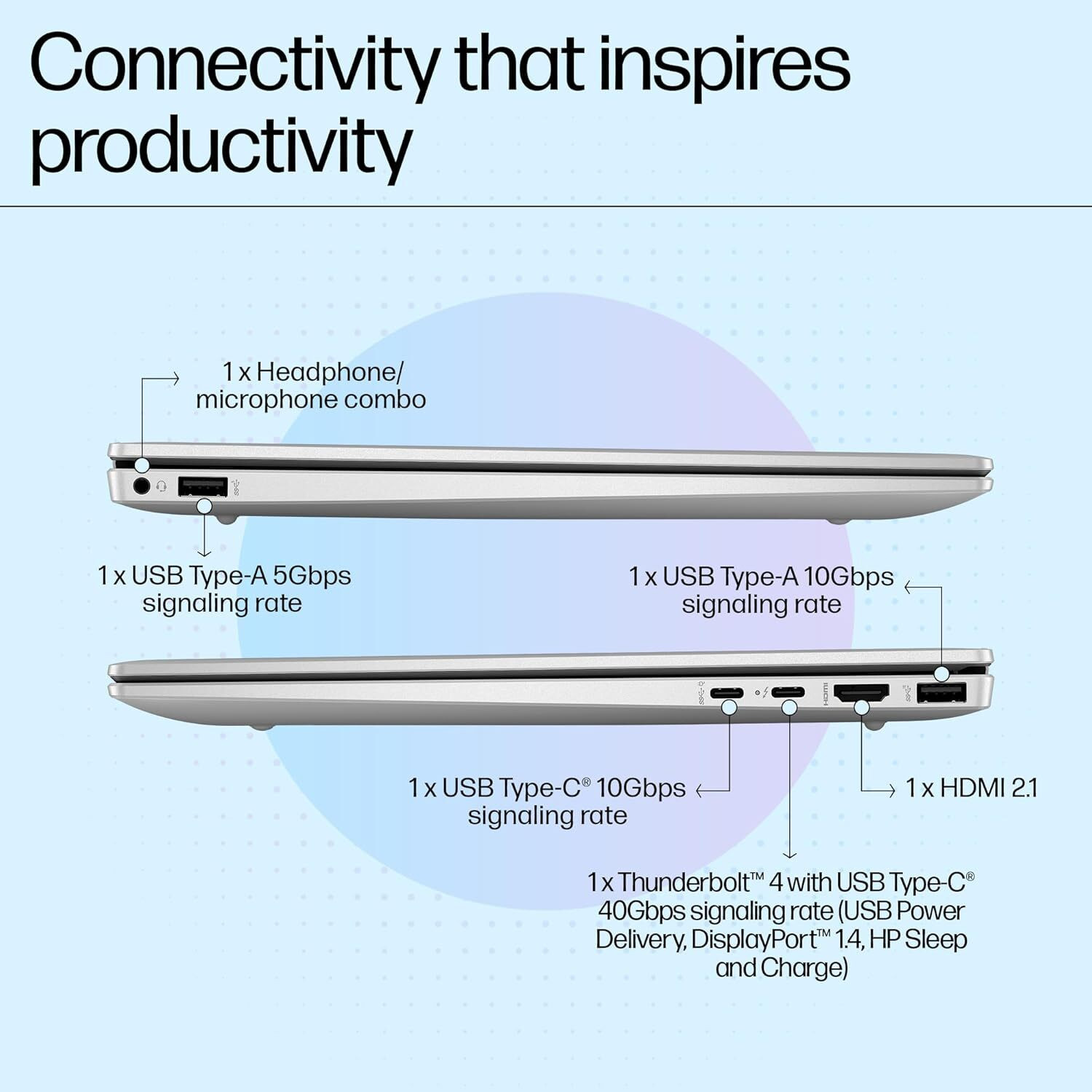 Image of HP Pavilion Plus Intel Core i5 13th Gen 1335U - (16 GB /512 GB SSD /Windows 11 Home) 14-ew0116TU Thin and Light Laptop