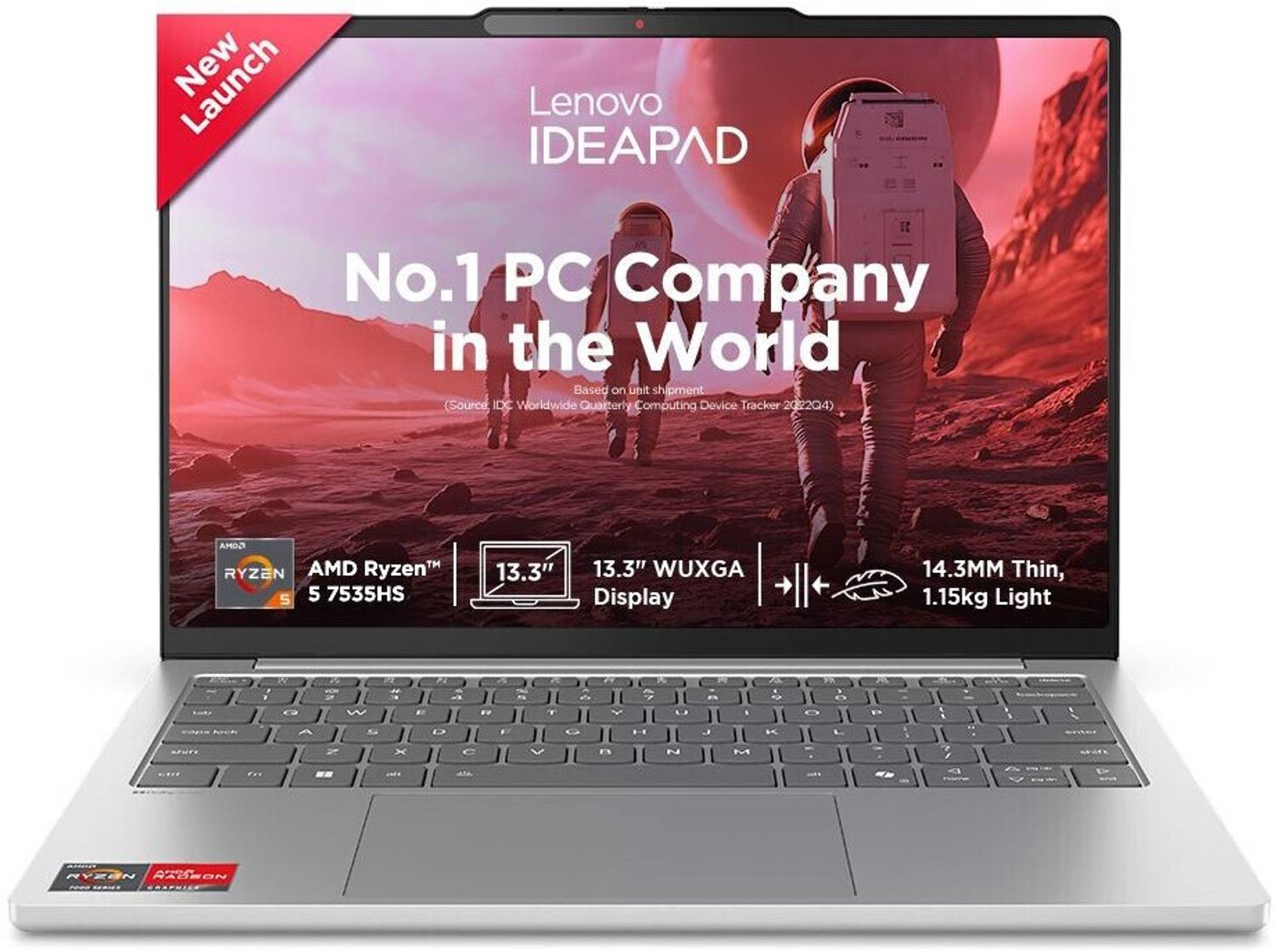 Lenovo IdeaPad Slim 5 WUXGA IPS AMD Ryzen 5 Hexa Core 7535HS - (1