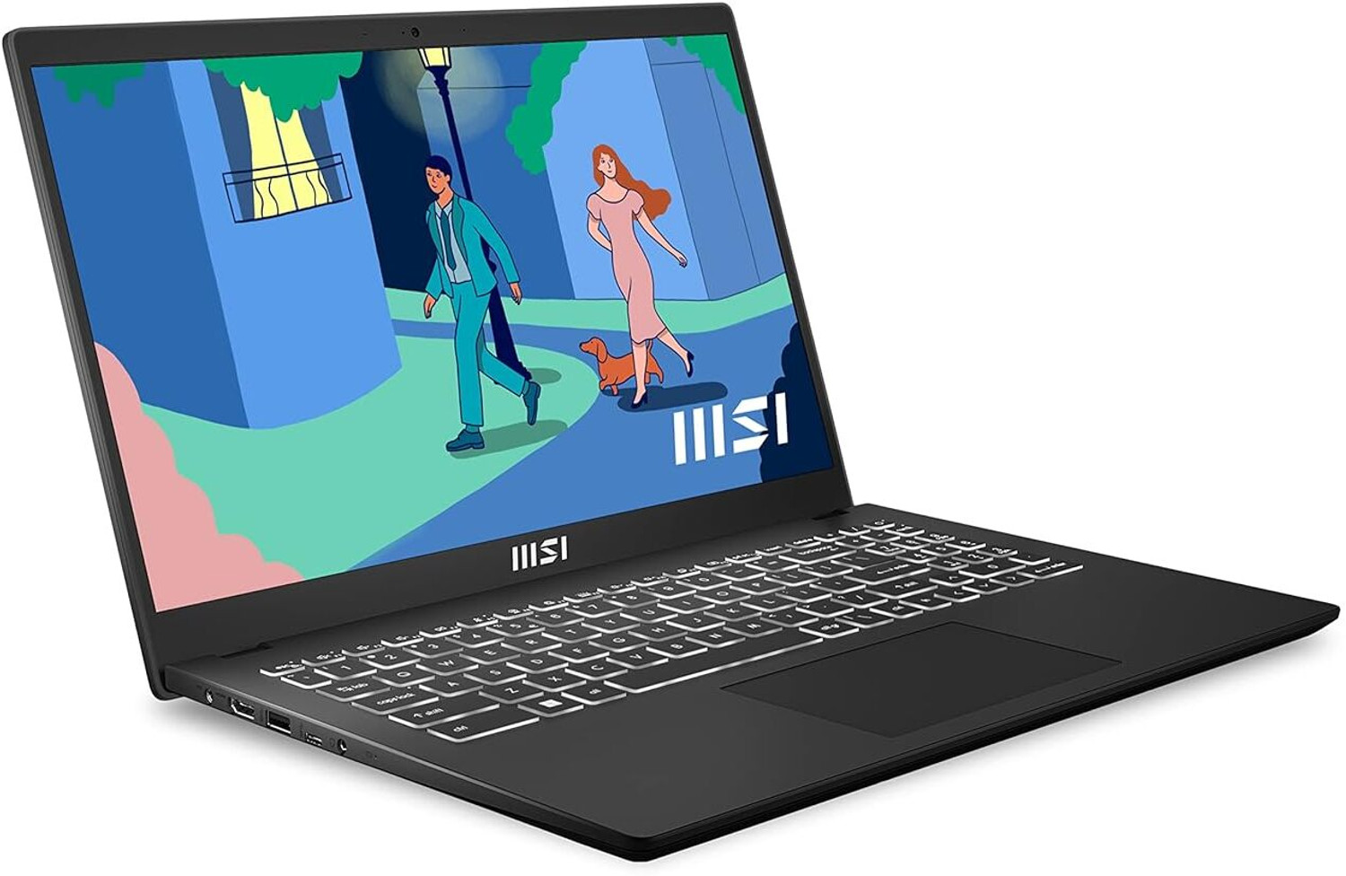 Image of MSI Modern 15 Intel Core i3 12th Gen 1215U - (8 GB /512 GB SSD /Windows 11 Home) MODERN 15 B12MO-1008IN Thin and Light Laptop