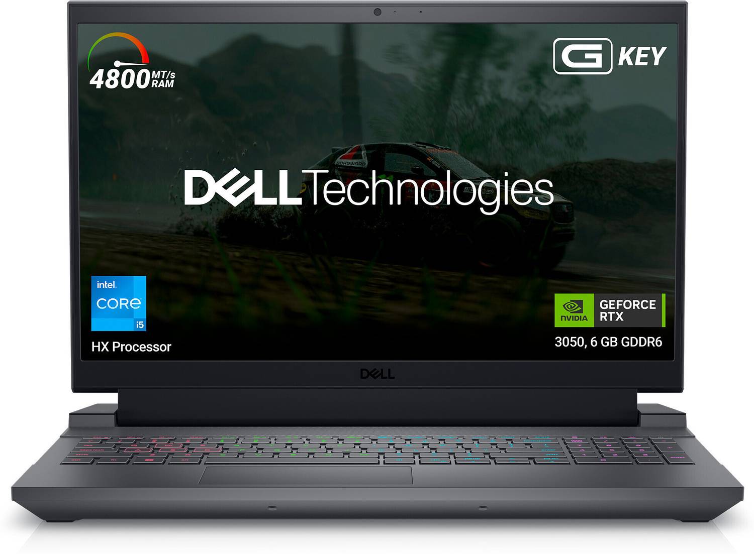 DELL G15-5530 Intel Core i5 13th Gen 13450HX - (8 GB/512 GB SSD/Windows 11 Home/6 GB Graphics/NVIDIA GeForce RTX NVIDIA) G15-5530 Gaming Laptop