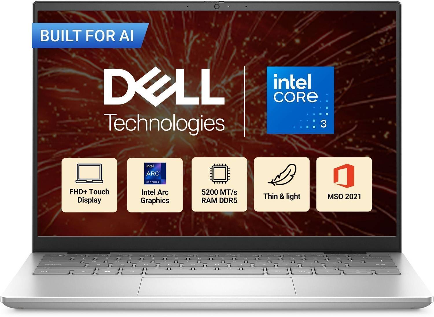 DELL Inspiron 7440 Intel Core 3 100U - (8 GB/512 GB SSD/Windows 11